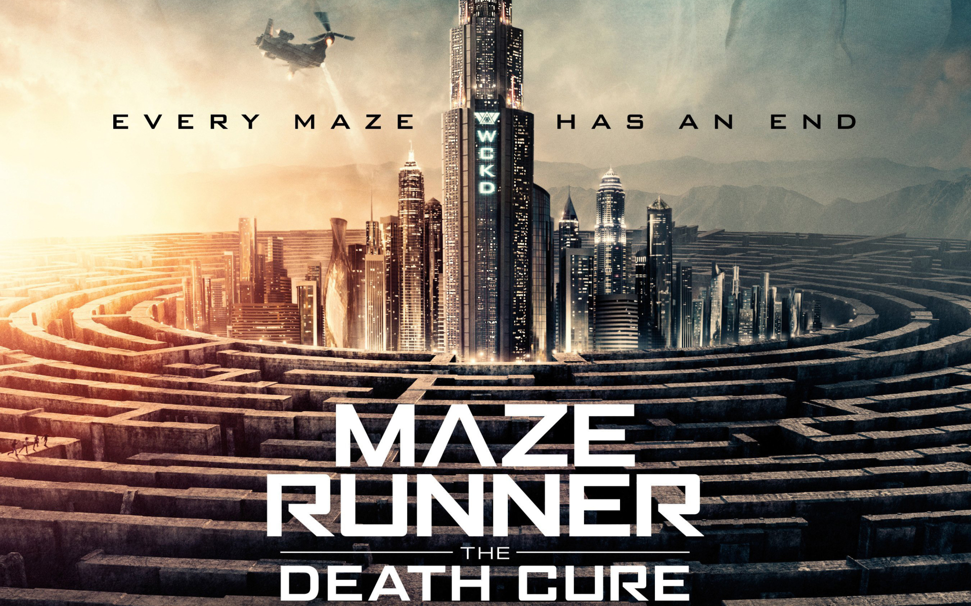 Download 1920x1200 Maze Runner The Death Cure Movie Poster 2018 1200P Wallp...