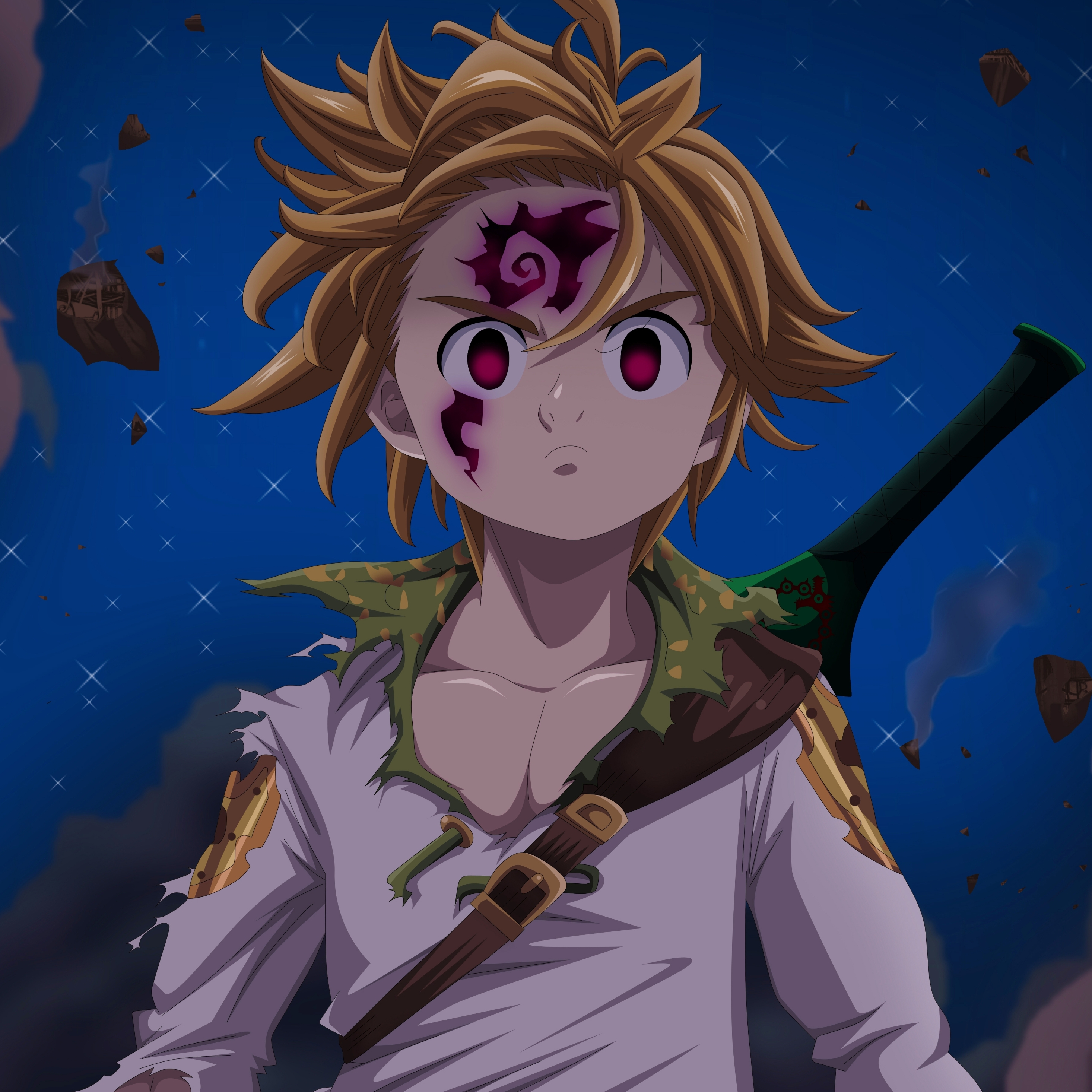 2932x2932 Meliodas From Demon The Seven Deadly Sins Ipad ...