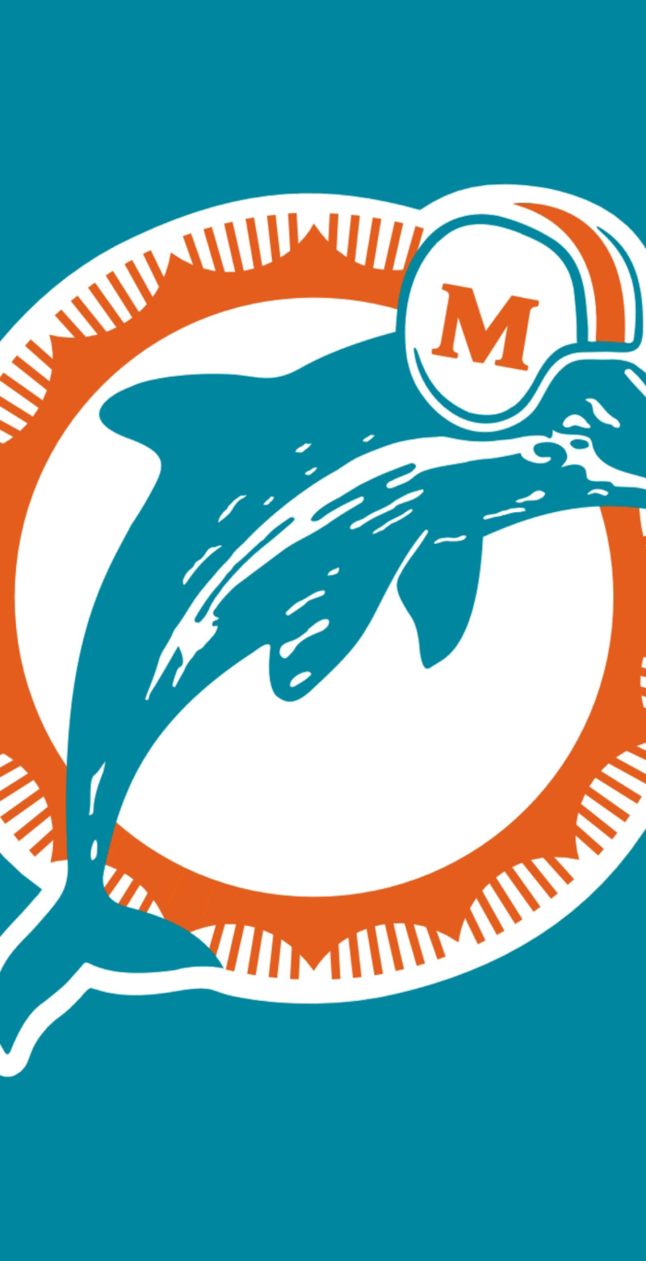 1312x2560 miami dolphins, logo, football club 1312x2560 Resolution