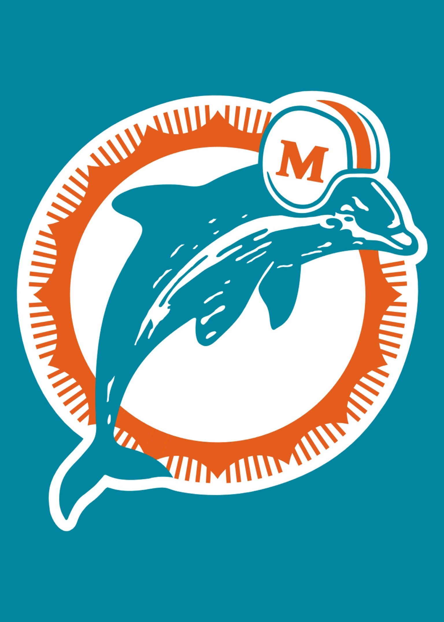 1536x2152 miami dolphins, logo, football club 1536x2152 Resolution Wallpaper,  HD Sports 4K Wallpapers, Images, Photos and Background - Wallpapers Den