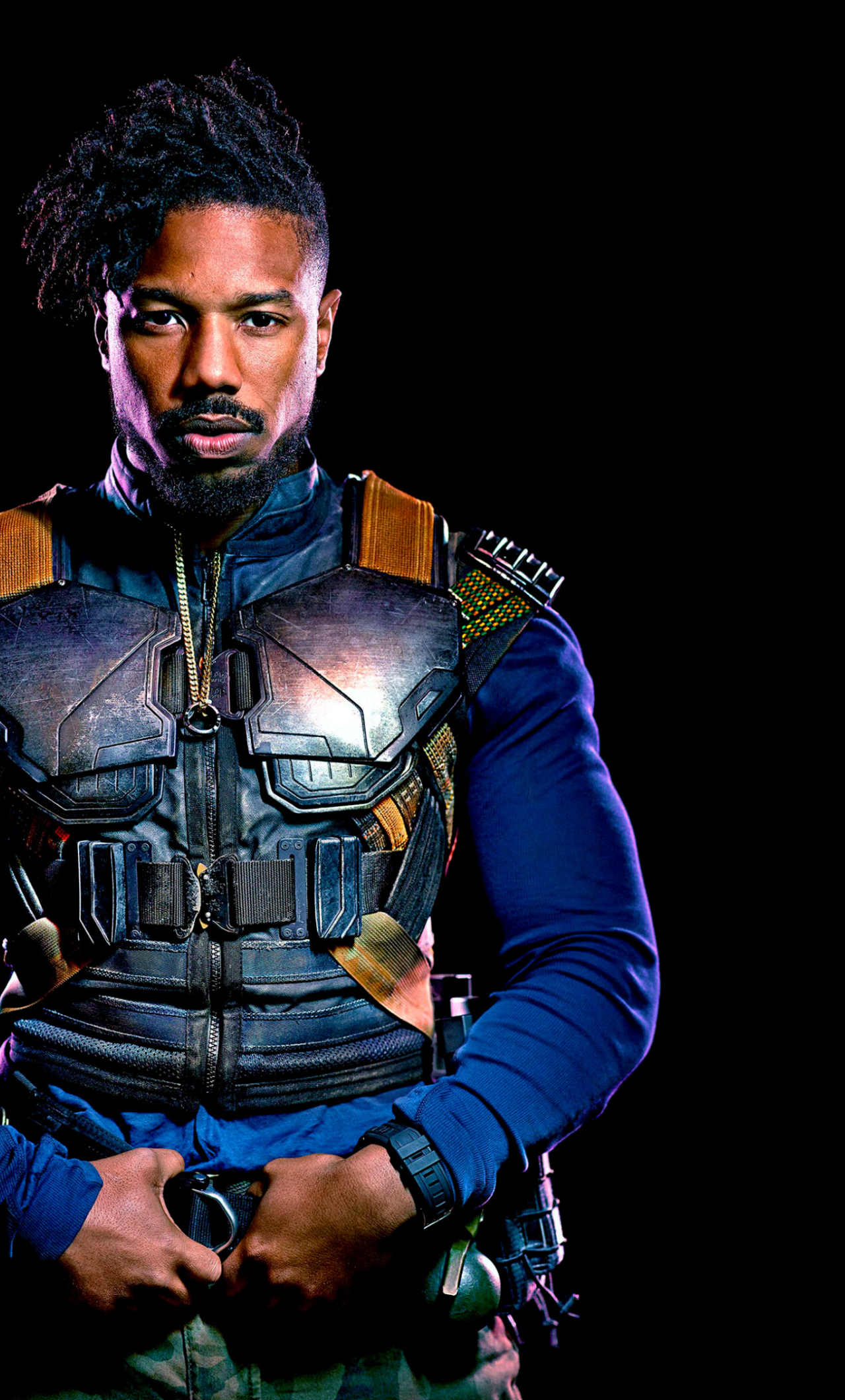  Michael  B  Jordan  As Erik Killmonger In Black  Panther  2021 