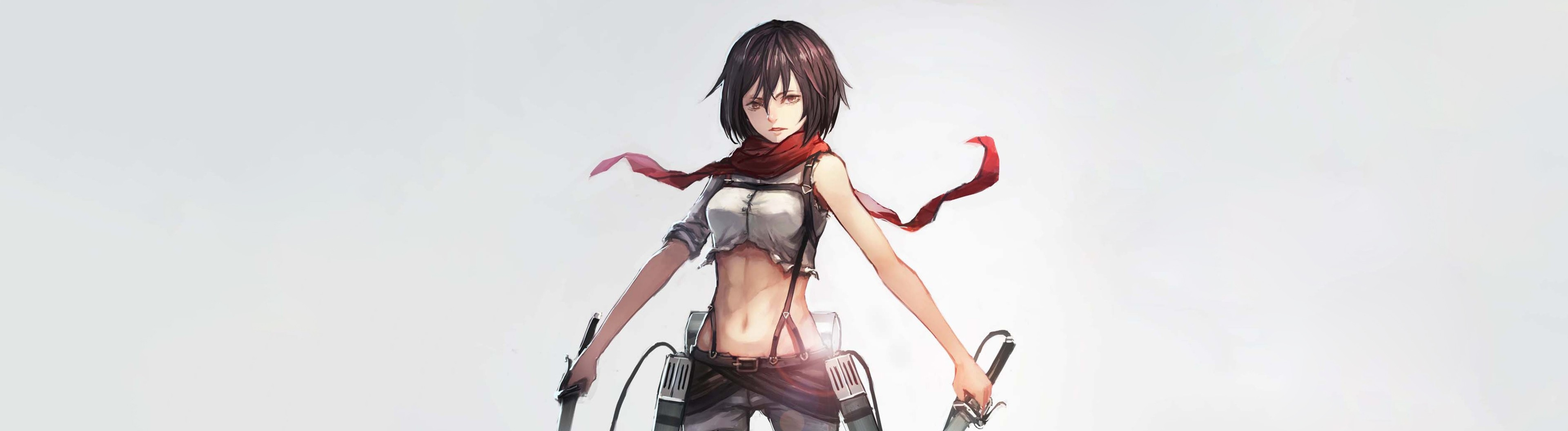 7860x2160 Resolution Mikasa Ackerman 4k 7860x2160 Resolution Wallpaper