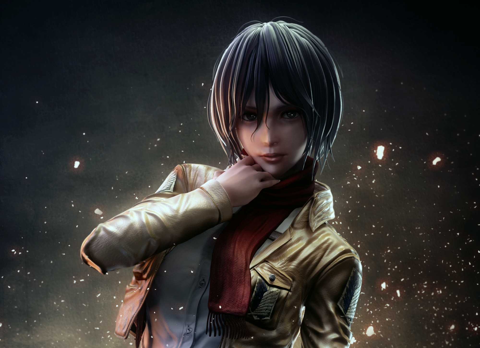 1920x10802019 mikasa ackerman, attack on titan, intelligence legion