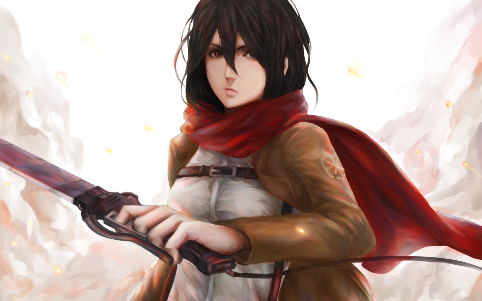 Mikasa Ackerman Shingeki No Kyojin Art Wallpaper Hd Anime K Wallpapers Images And