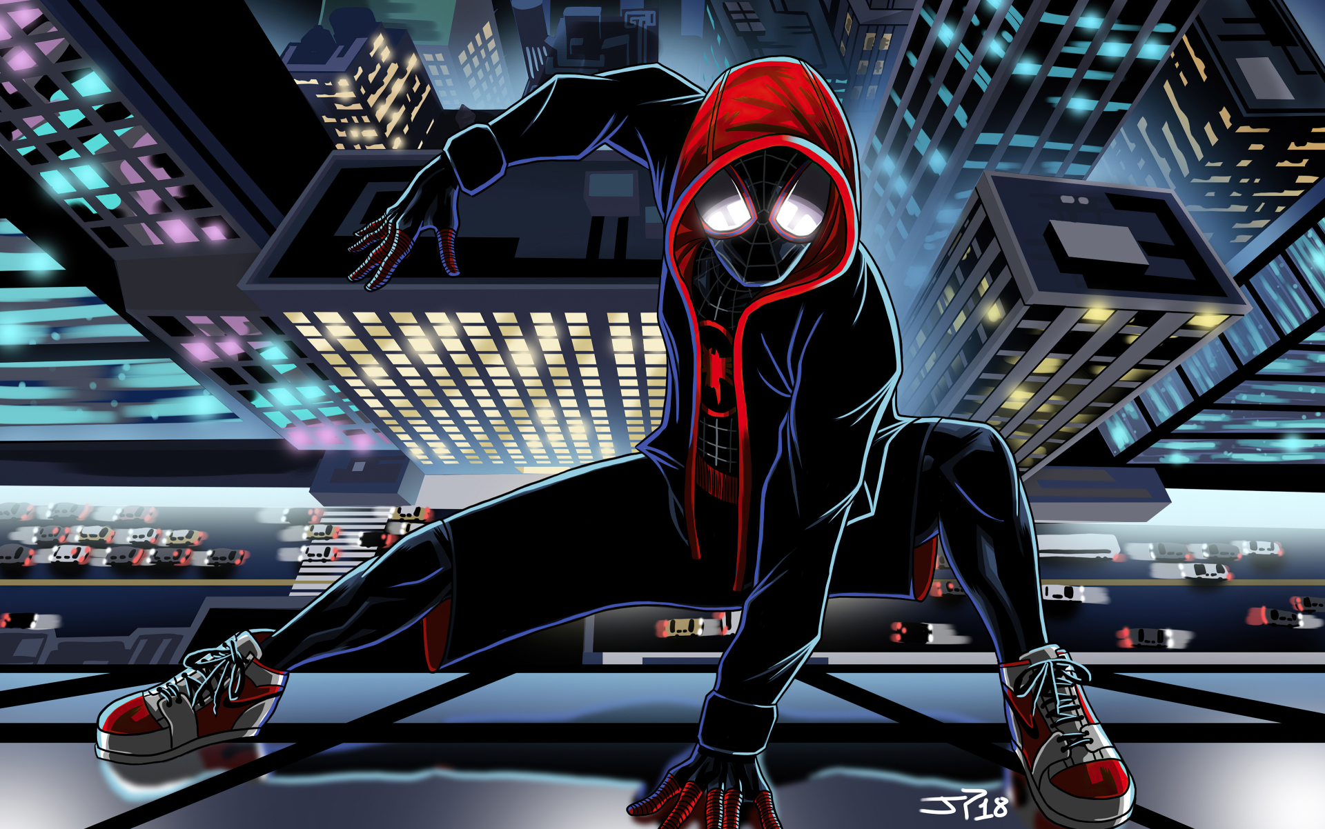 1920x1202 Resolution Miles Morales Cartoon Art 1920x1202 Resolution