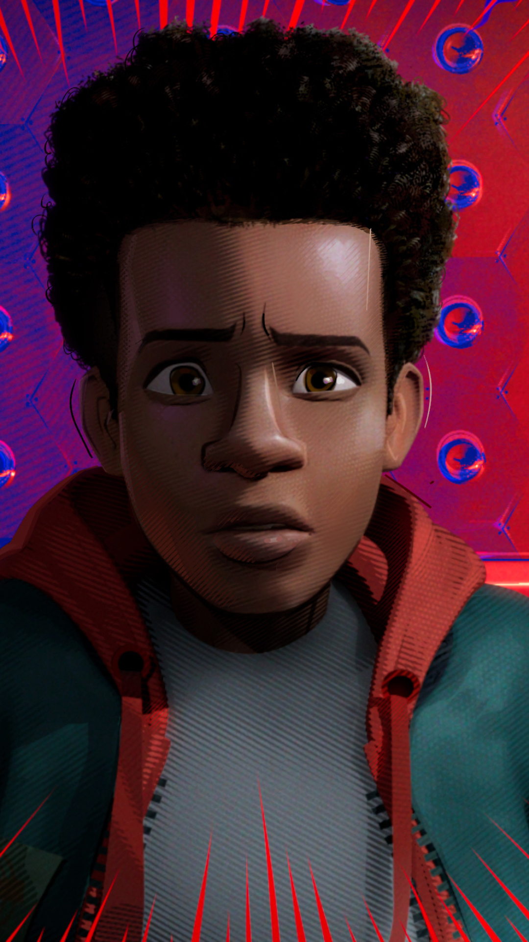1080x1920 Miles Morales In Spider Man Into The Spider Verse