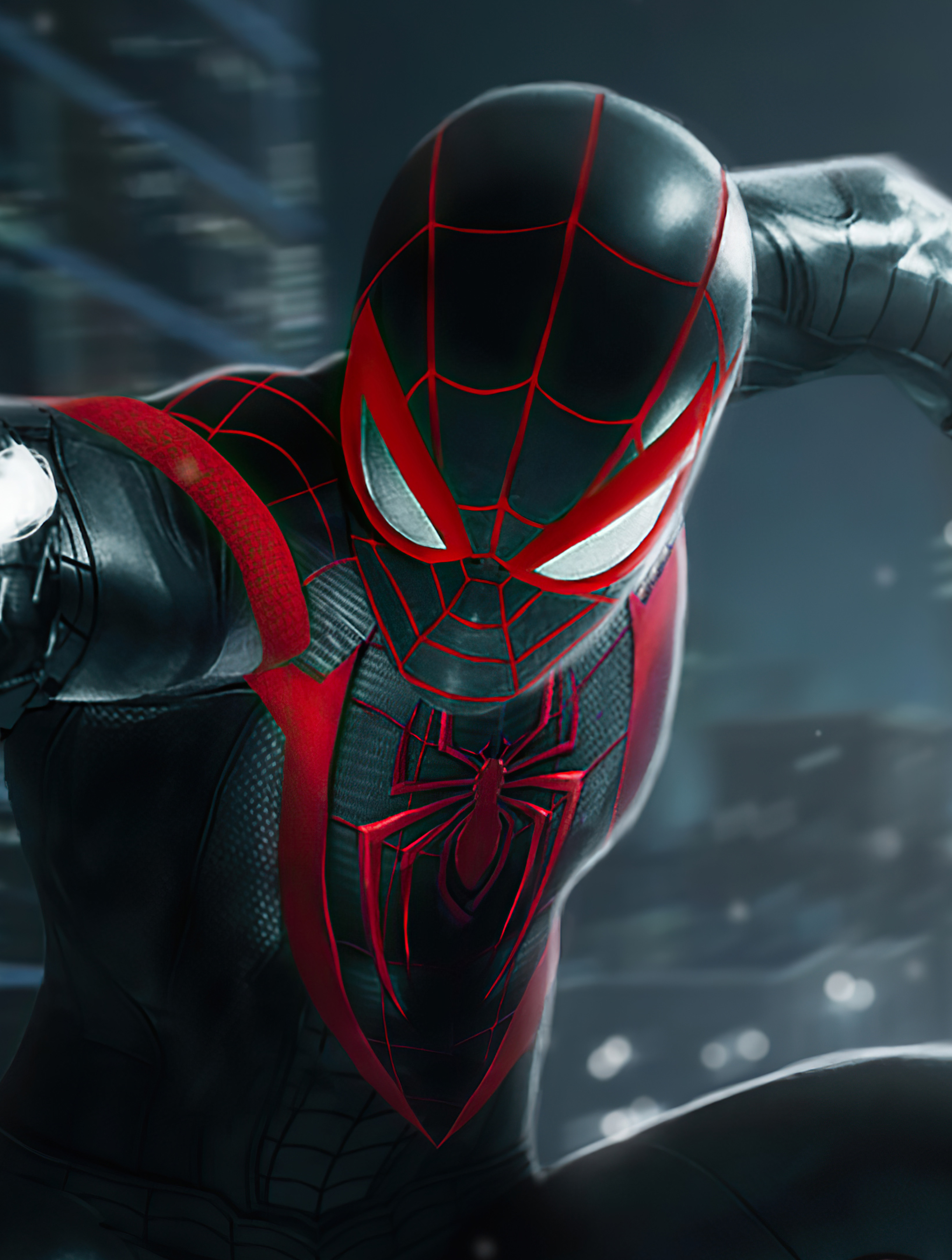 3400x4500 Miles Morales Spider-Man Black Suit 3400x4500 Resolution Wallpaper,  HD Games 4K Wallpapers, Images, Photos and Background - Wallpapers Den