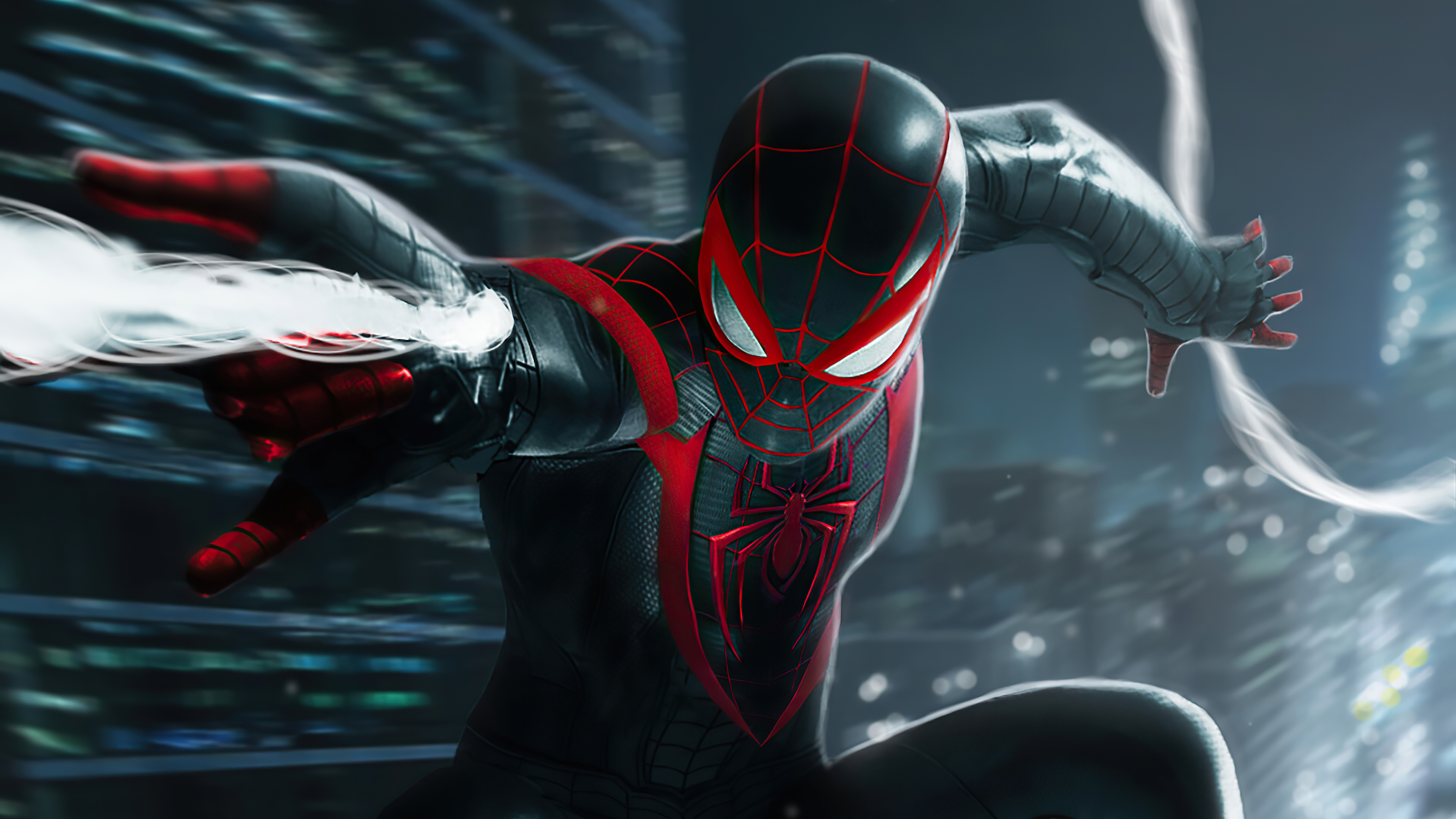 7680x4320 Miles Morales Spider-Man Black Suit 8K Wallpaper, HD Games 4K  Wallpapers, Images, Photos and Background - Wallpapers Den
