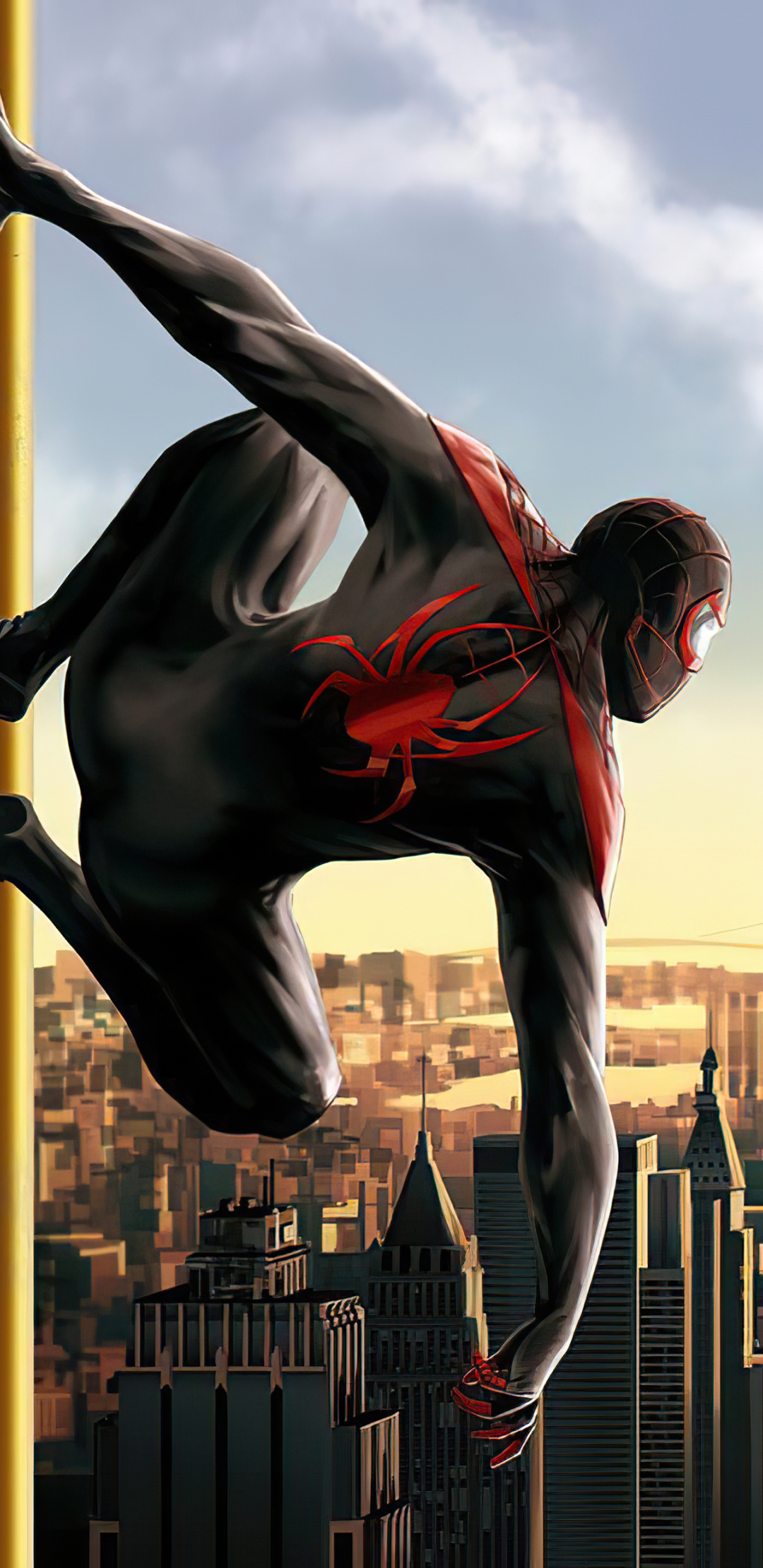 1080x2220 Miles Morales Spider-Man Into The Spider-Verse 1080x2220  Resolution Wallpaper, HD Movies 4K Wallpapers, Images, Photos and  Background - Wallpapers Den