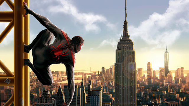 640x360 Resolution Miles Morales Spider Man Into The Spider Verse 640x360 Resolution Wallpaper 8710