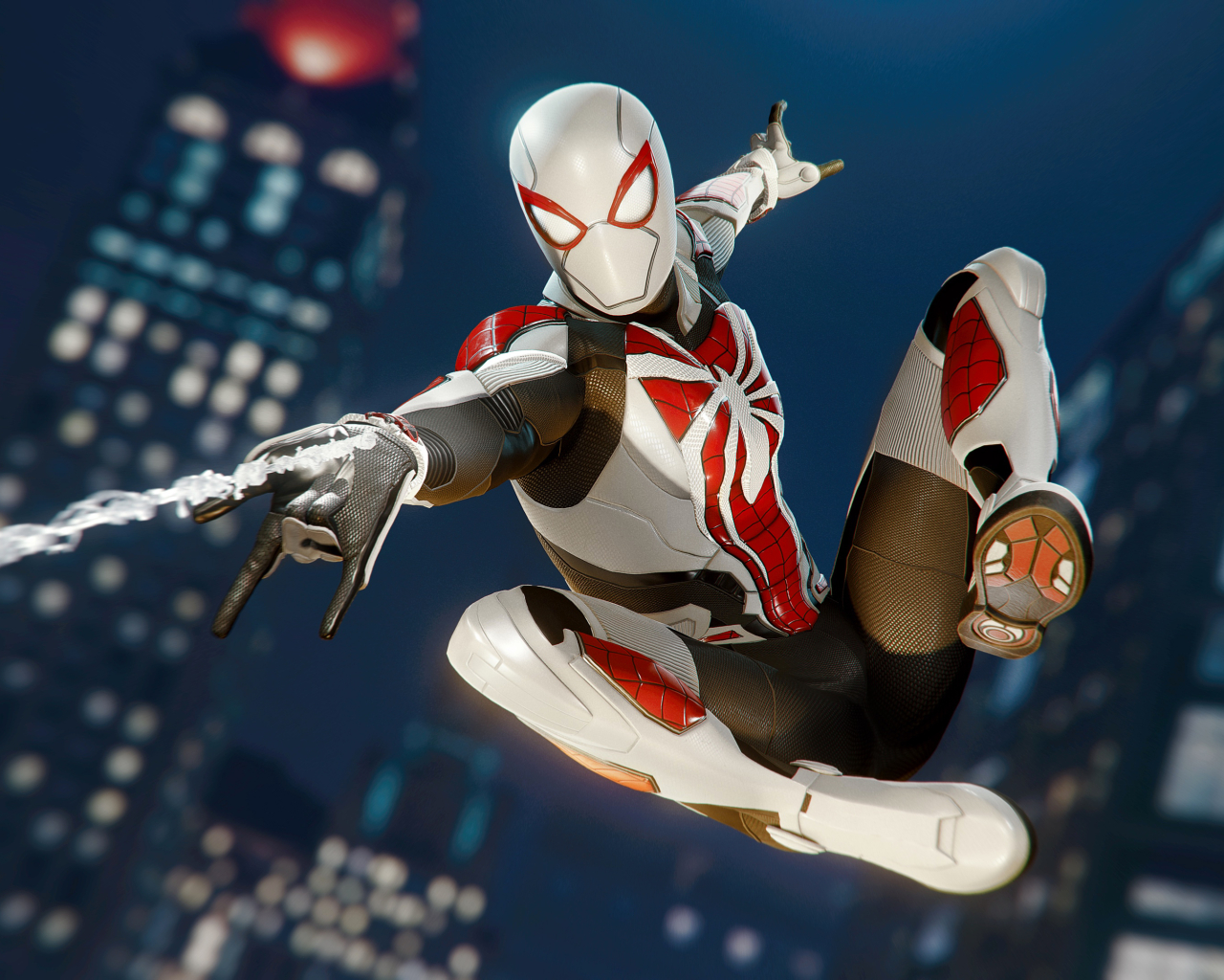 1280x1024 Resolution Miles Morales Spider Man White Suit 1280x1024
