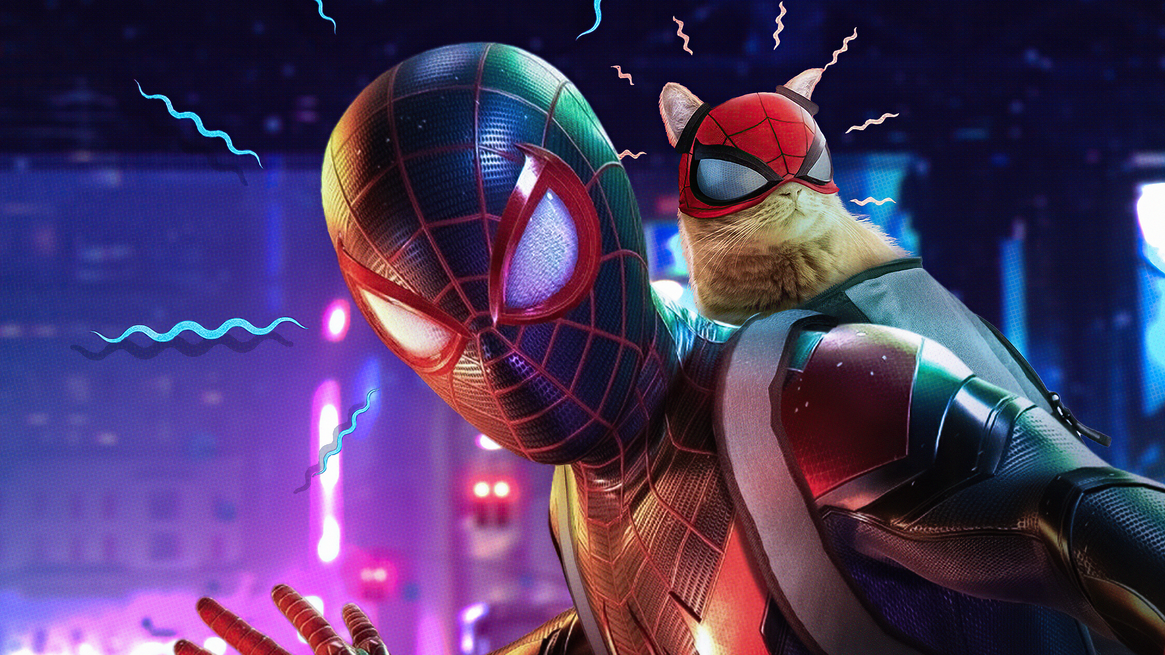 4620x732020 Miles Morales With Cat 4k 4620x732020 Resolution Wallpaper, HD  Games 4K Wallpapers, Images, Photos and Background - Wallpapers Den