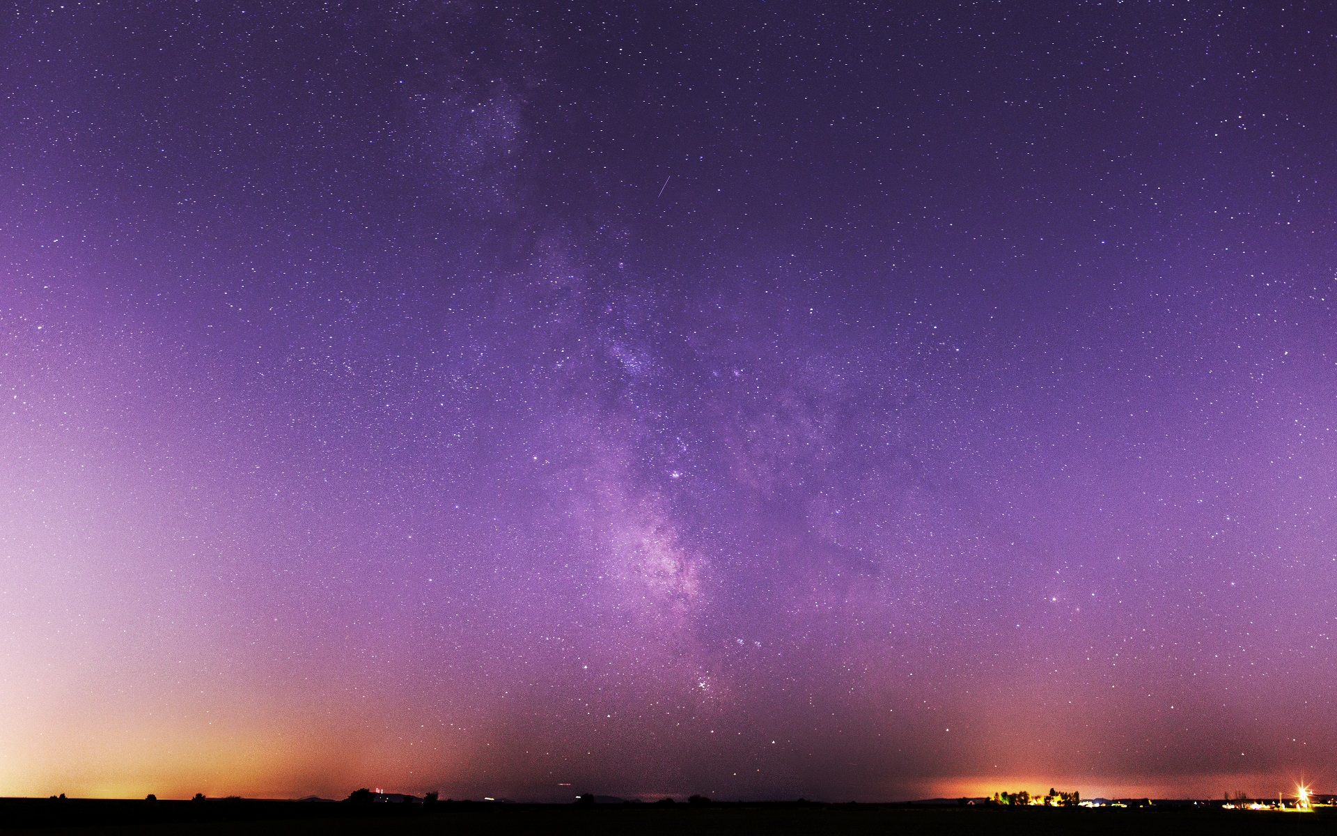 1920x1200 Milky Way Galaxy Purple Night Sky 1200P ...