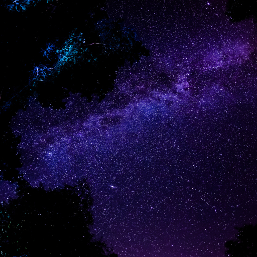 512x512 milky way, stars, night 512x512 Resolution Wallpaper, HD Space ...