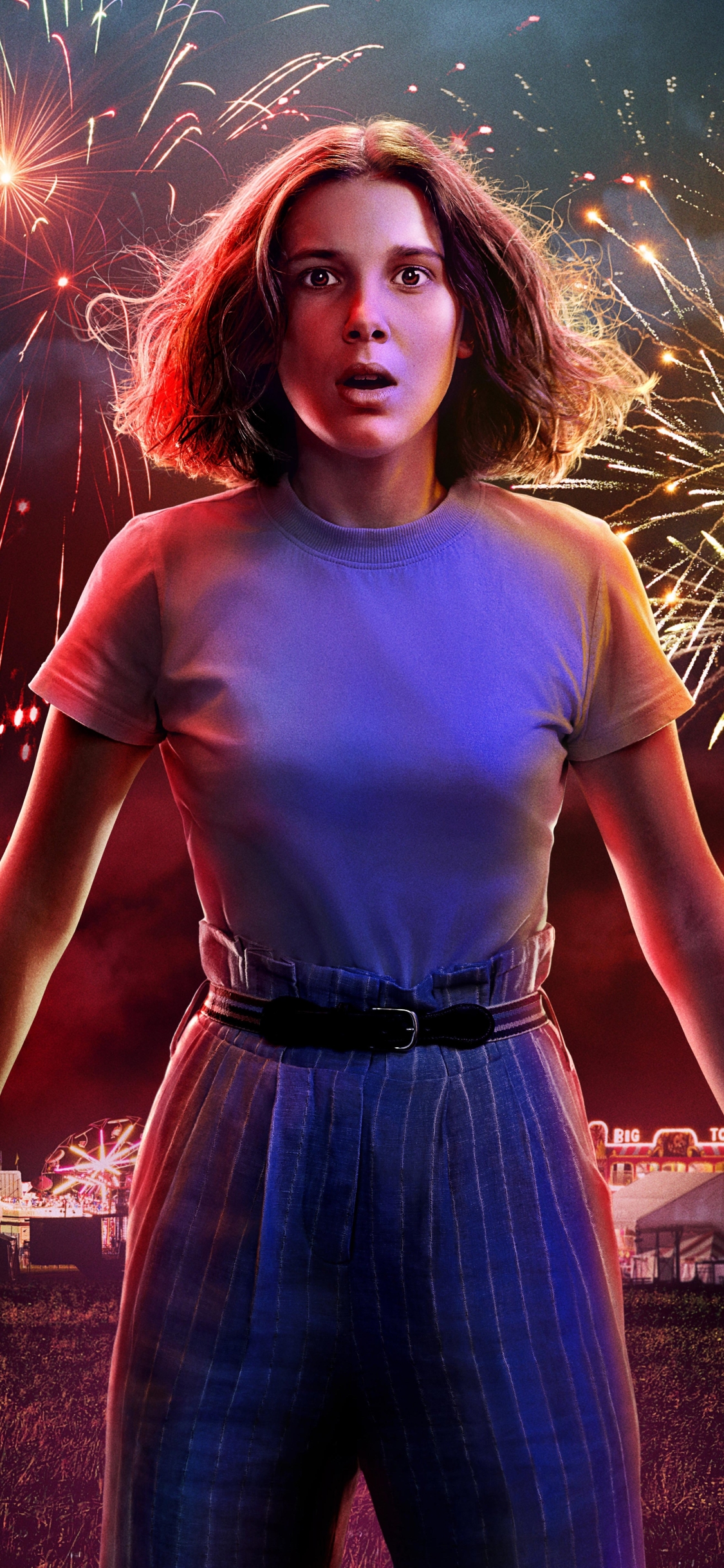 1125x2436 Millie Bobby Brown As Eleven Stranger Things 3 Poster Iphone