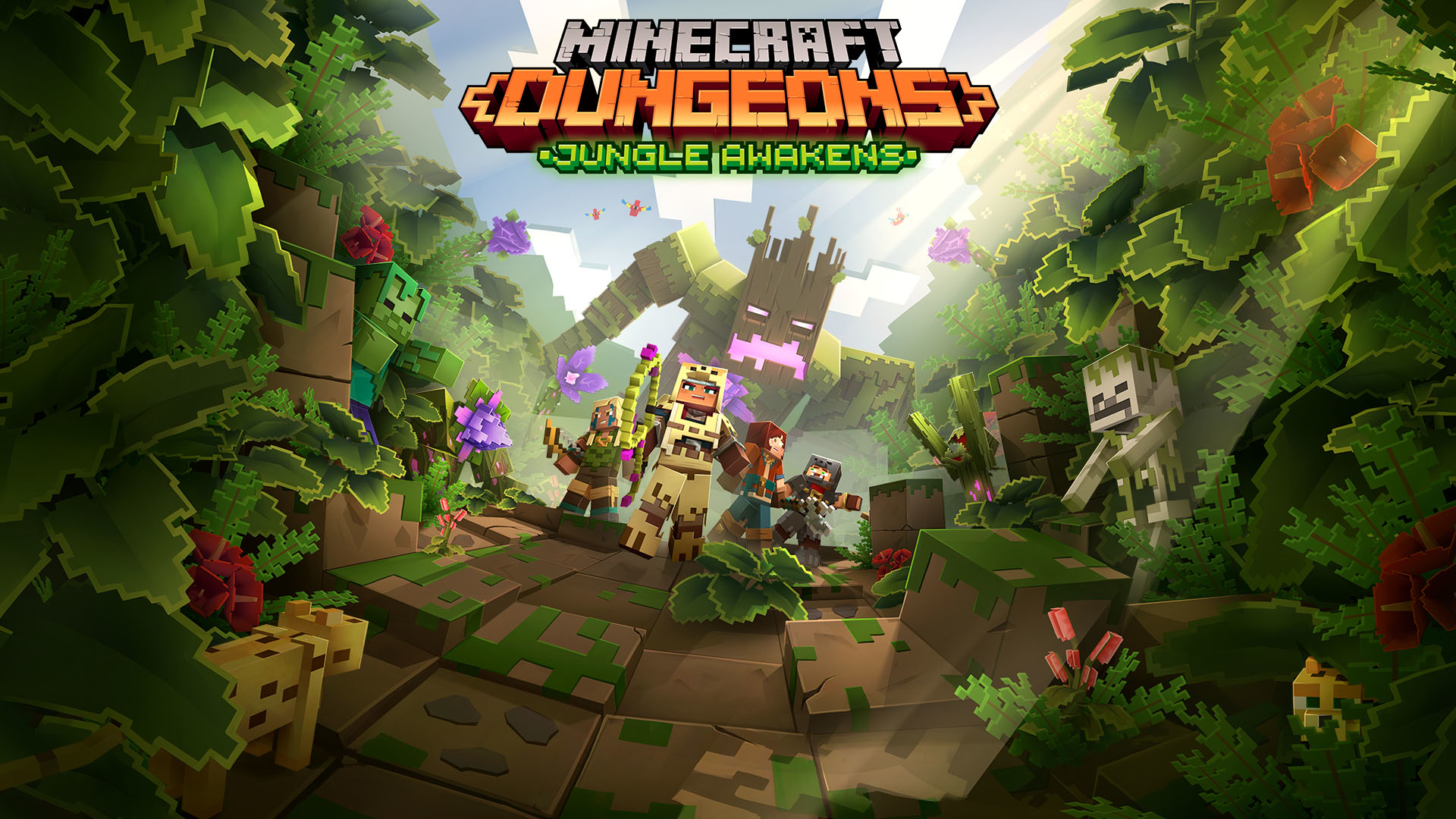 Minecraft Dungeons Jungle Awakens Wallpaper Hd Games 4k Wallpapers Images Photos And Background Wallpapers Den