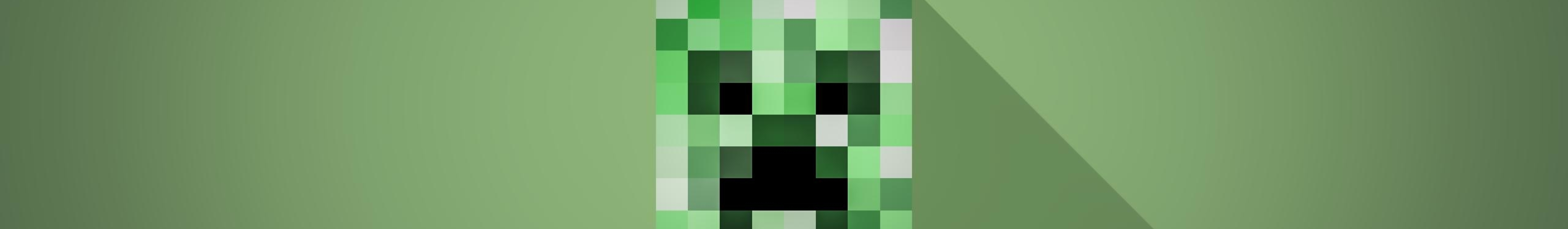 5680x832 Resolution Minecraft Minimalist Creeper 5680x832 Resolution Wallpaper Wallpapers Den 