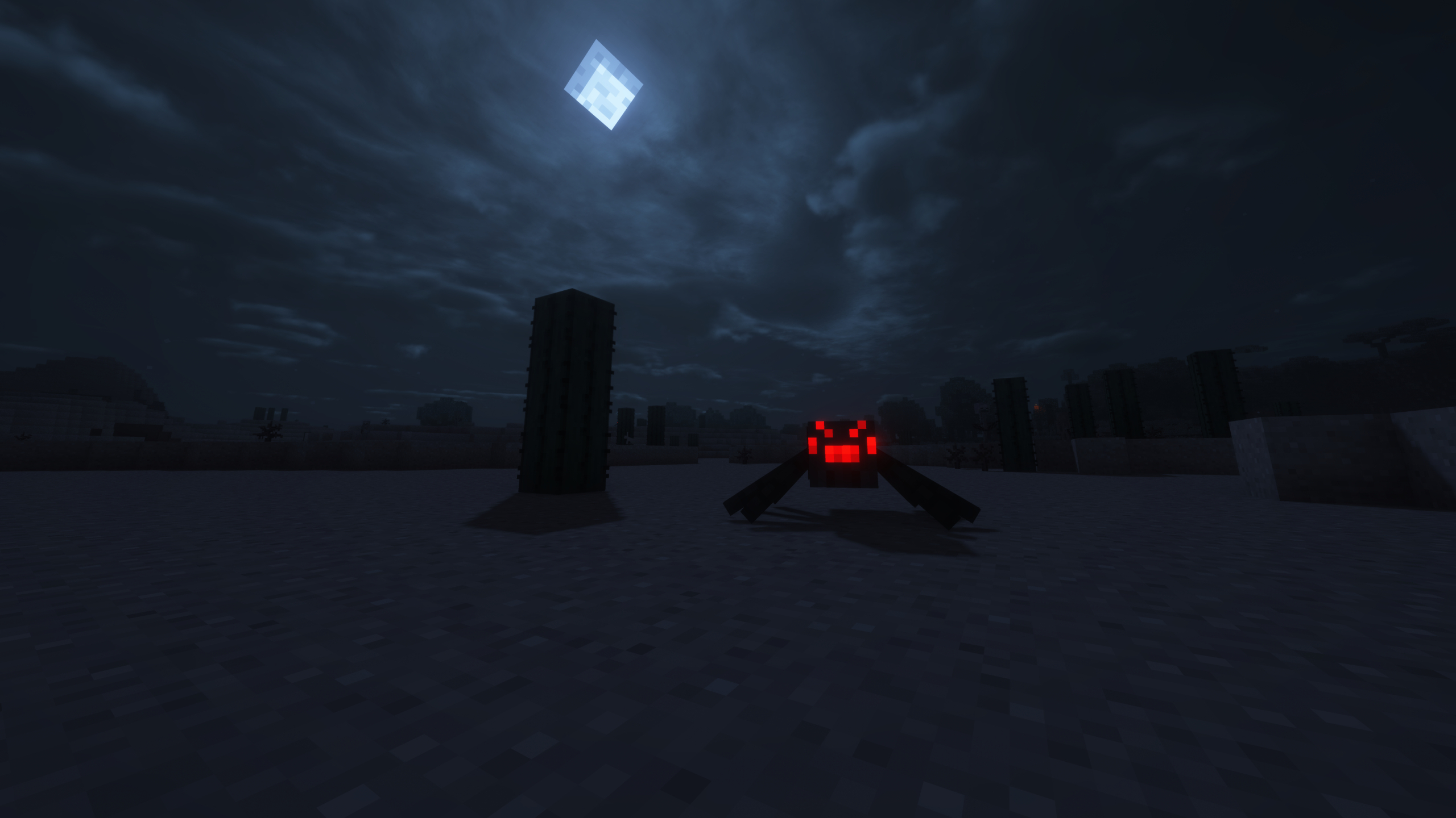 2560x1440 Minecraft Spider Man Into The Night 1440p