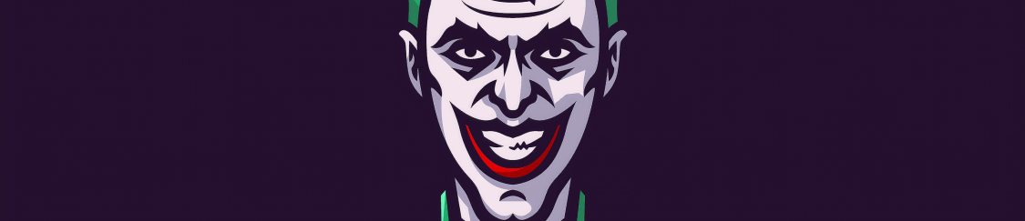 1125x243 Resolution Minimal Joker Art 1125x243 Resolution Wallpaper ...