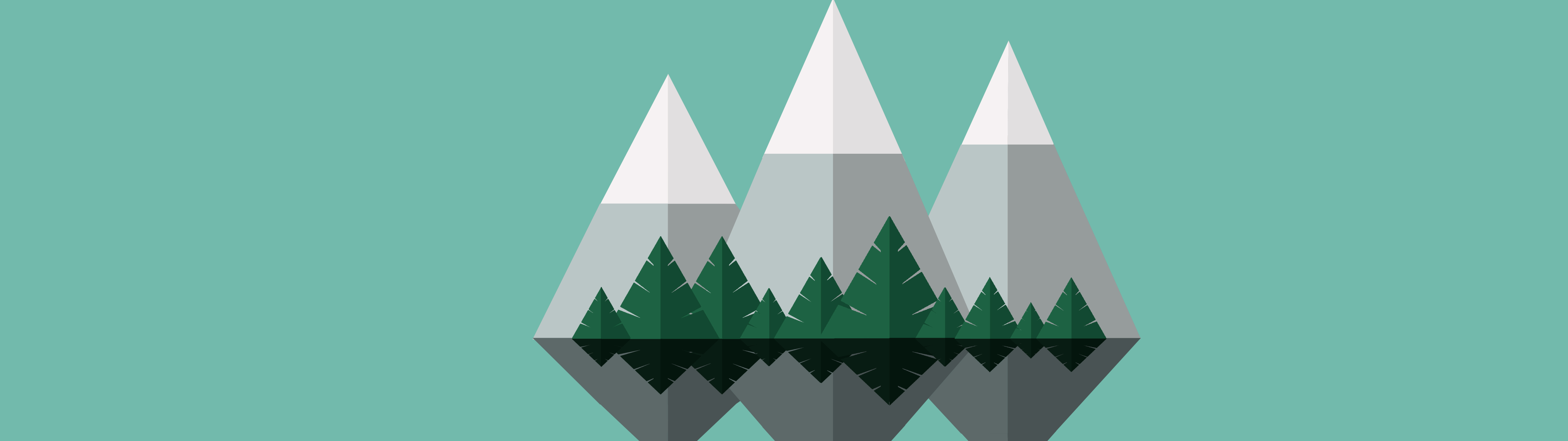 5120x1440 Minimal Mountains In Day 5120x1440 Resolution Wallpaper Hd