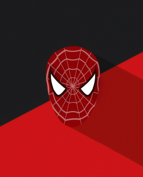 476x592 Resolution Minimal Spiderman Mask 476x592 Resolution Wallpaper ...