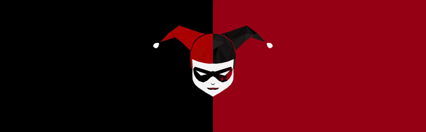 1450x450 Minimalism Harley Quinn 1450x450 Resolution Wallpaper, HD ...