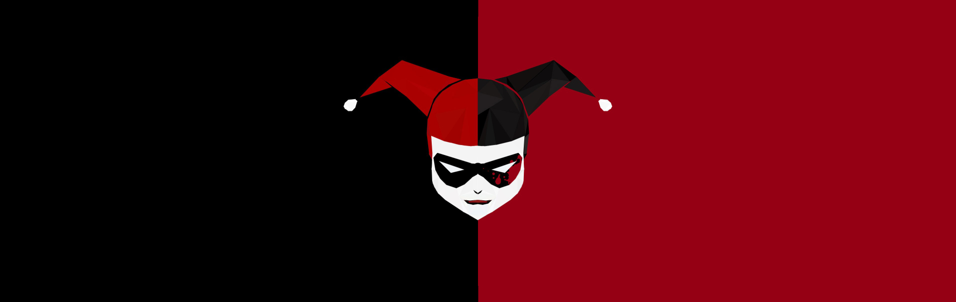 1900x600 Minimalism Harley Quinn 1900x600 Resolution Wallpaper, HD ...