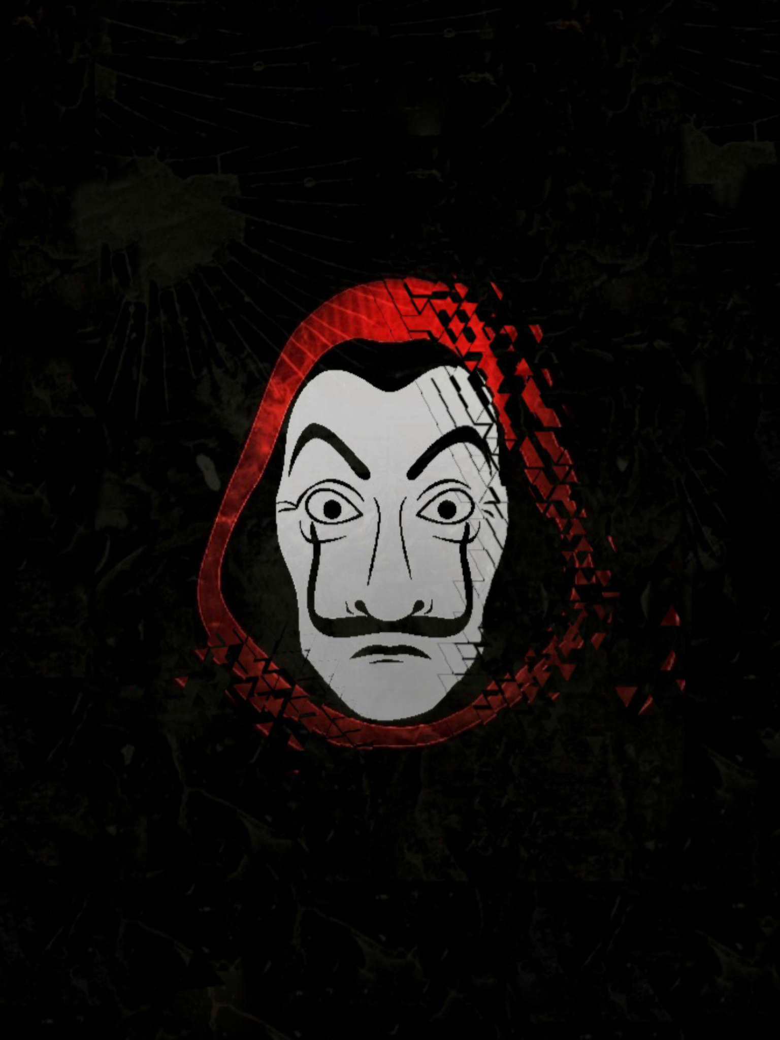 1536x2048 Money Heist Mask 1536x2048 Resolution Wallpaper, HD TV Series