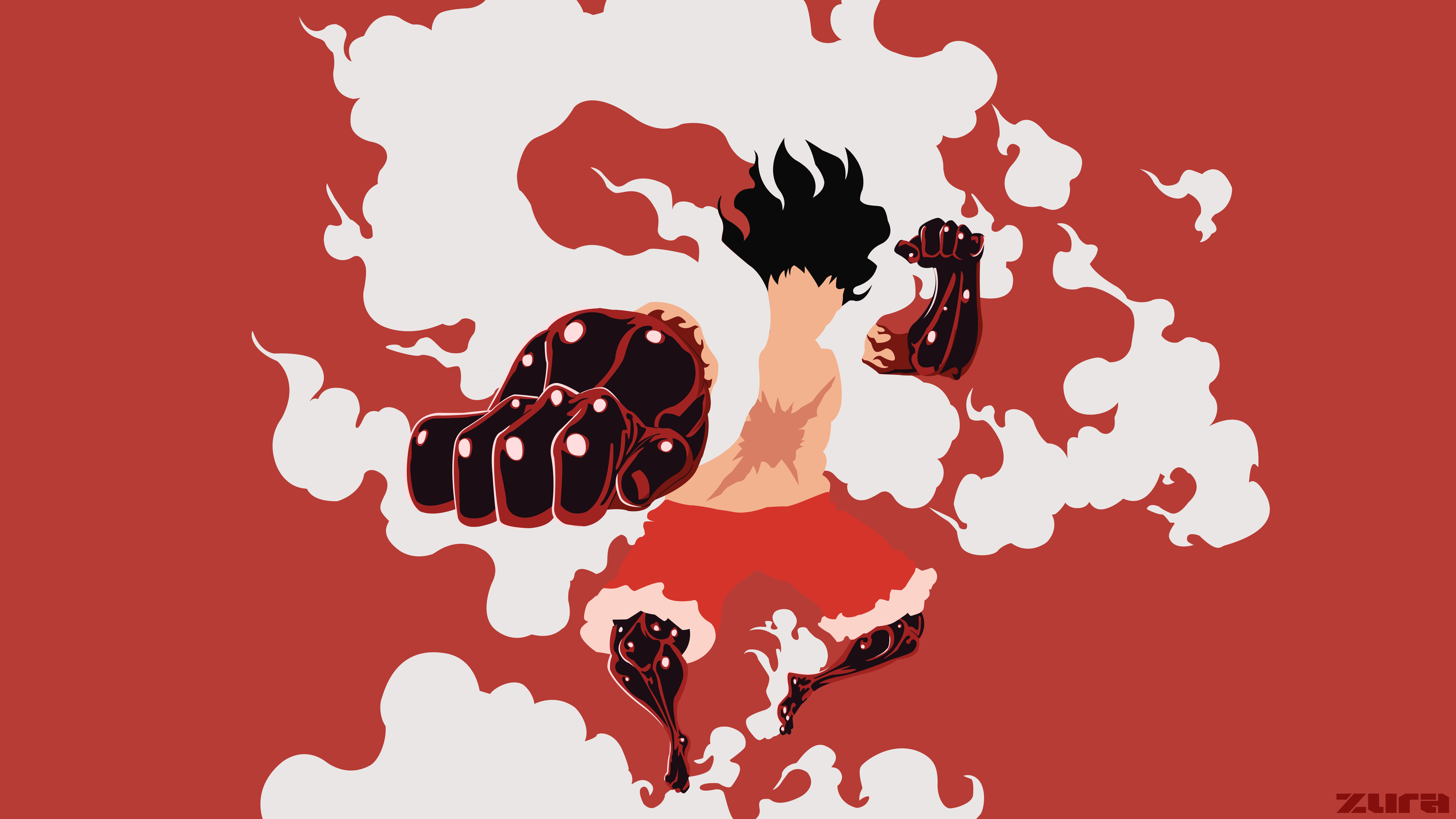 Luffy Gear Fourth snake man  Wallpapers HD