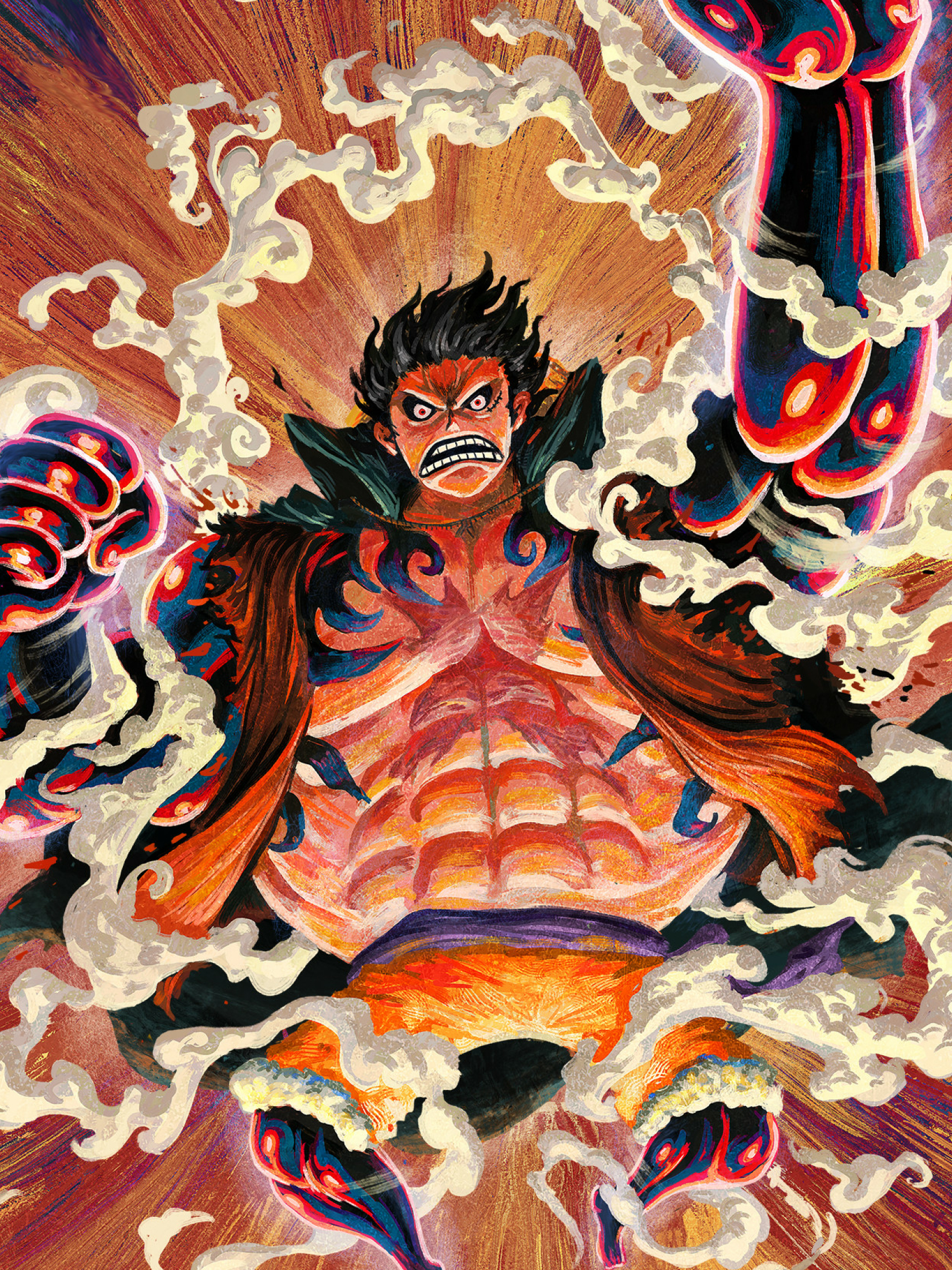 Luffy Gear 4 Png 5 Image - Luffy Gear 4 Wallpaper Phone,Luffy Png - free  transparent png images - pngaaa.com