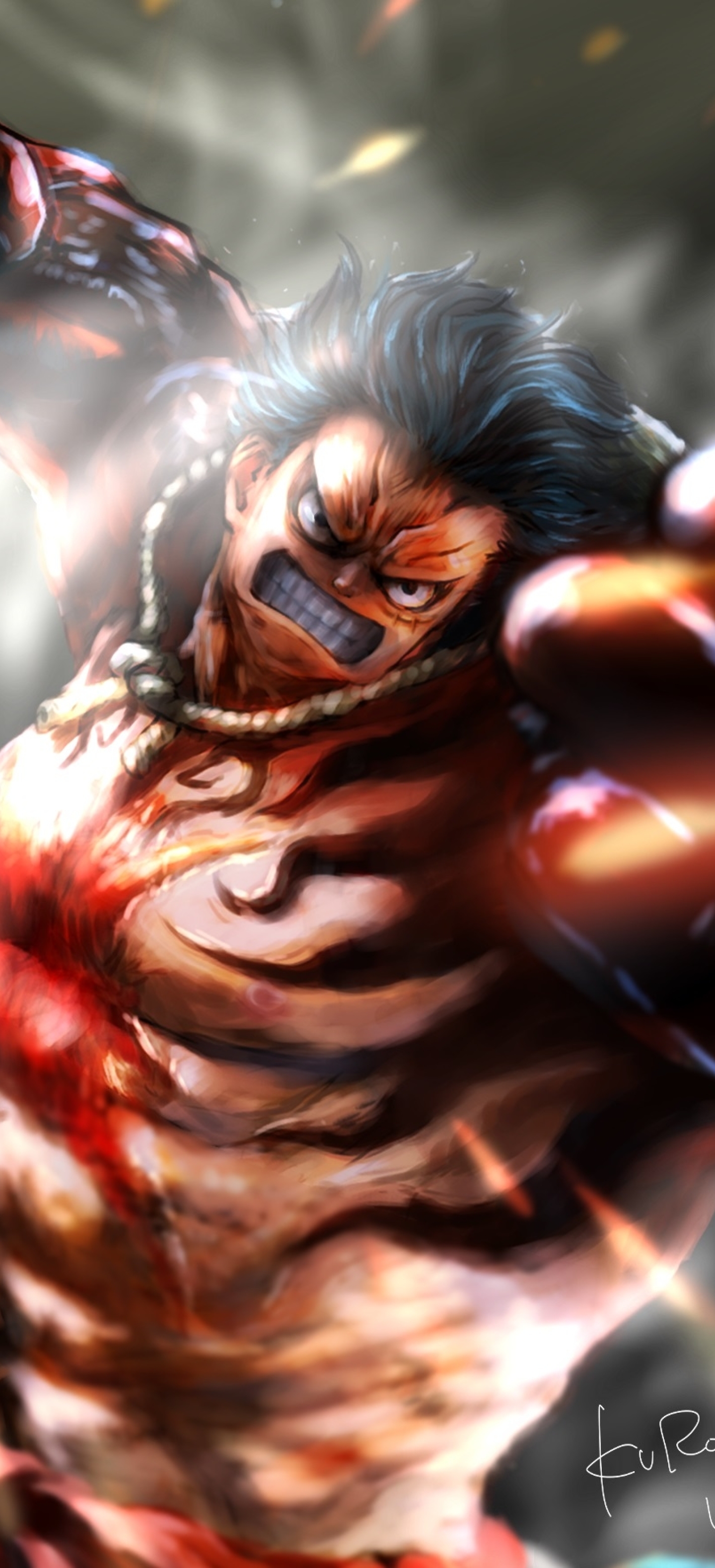 1440x3160 Monkey Luffy OP Art 1440x3160 Resolution Wallpaper, HD Anime 4K Wallpapers, Images