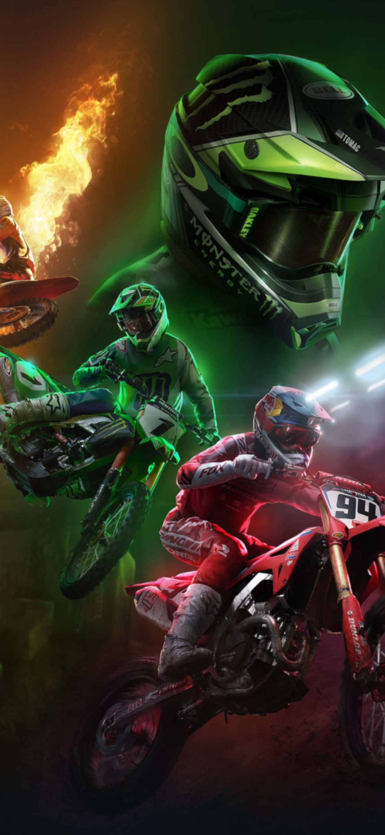1242x2688 Monster Energy Supercross Gaming Iphone XS MAX Wallpaper, HD  Games 4K Wallpapers, Images, Photos and Background - Wallpapers Den