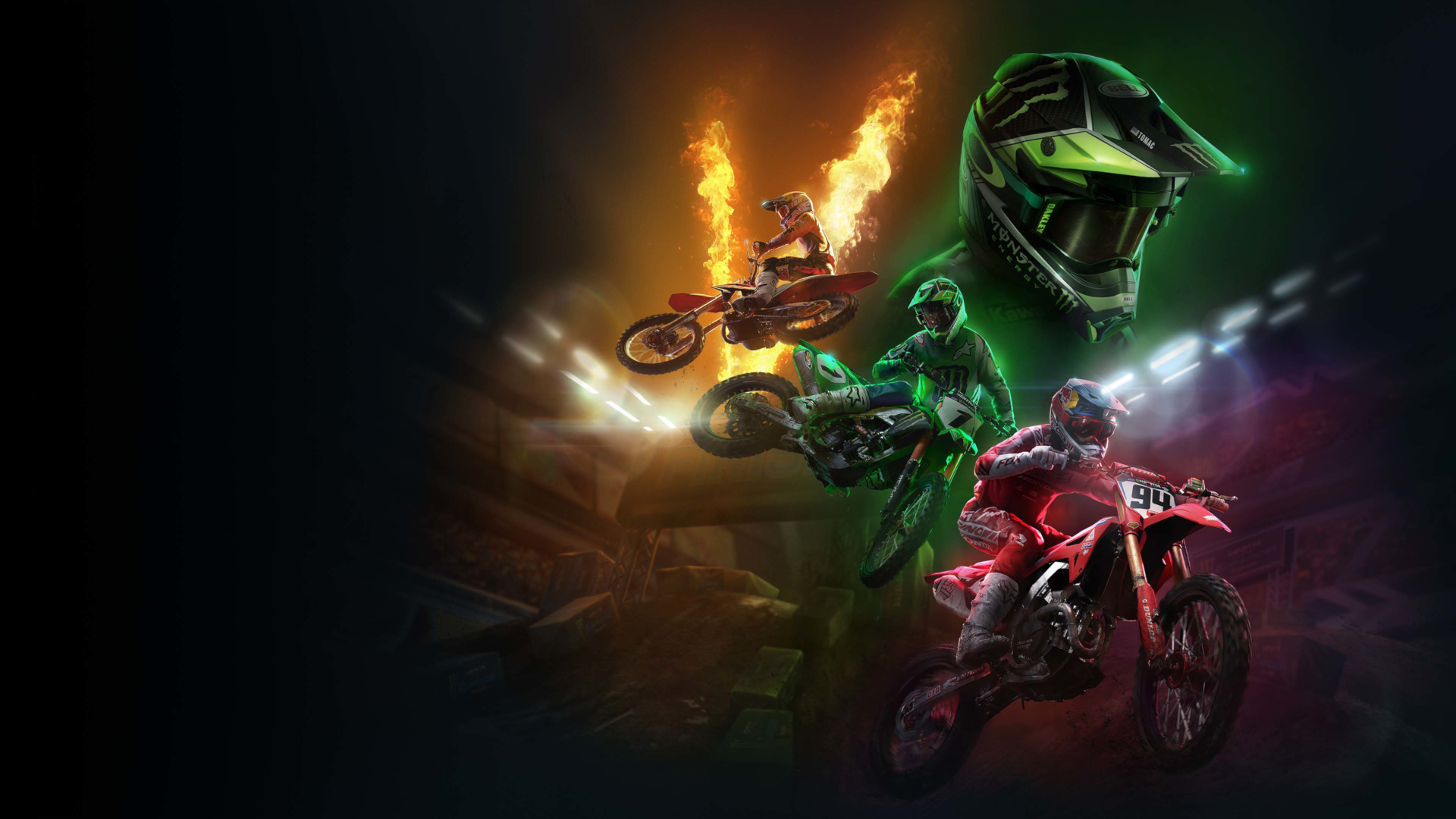 Monster Energy Supercross Gaming Wallpaper, HD Games 4K Wallpapers, Images,  Photos and Background - Wallpapers Den