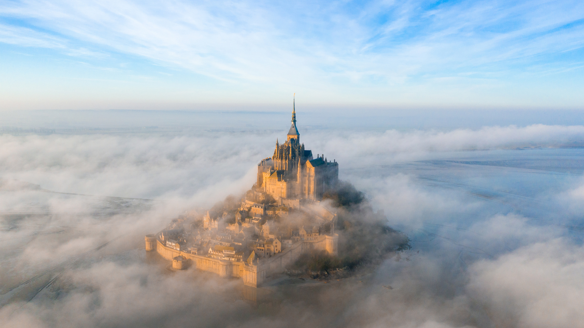 Puzzle 1000 Pezzi Mont Saint-Michel – 75x50 Cm – Panorama Francia – LHJOYSP
