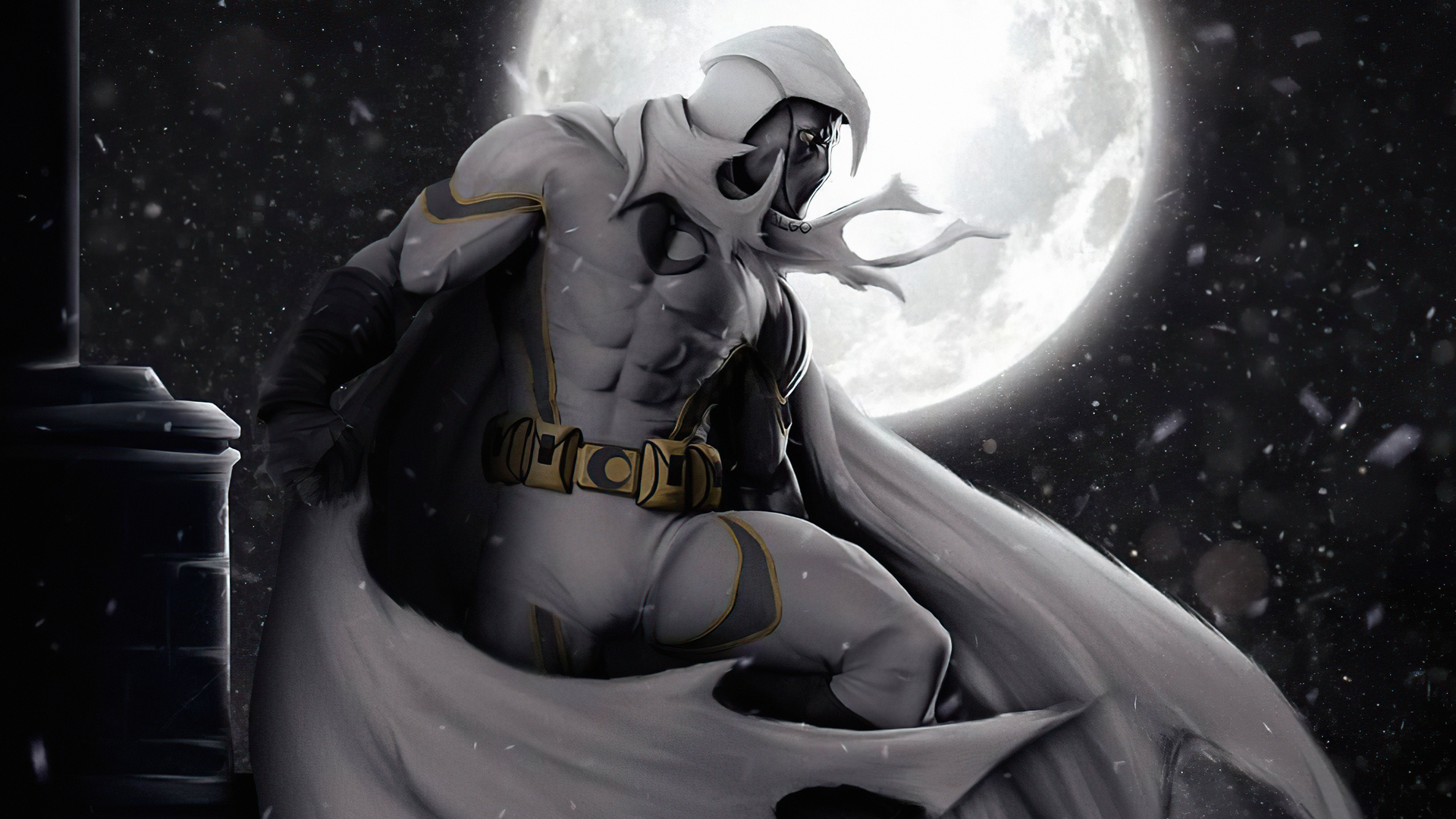 Moon Knight Superhero Digital Art Wallpaper Hd Superheroes 4k Wallpapers Im...