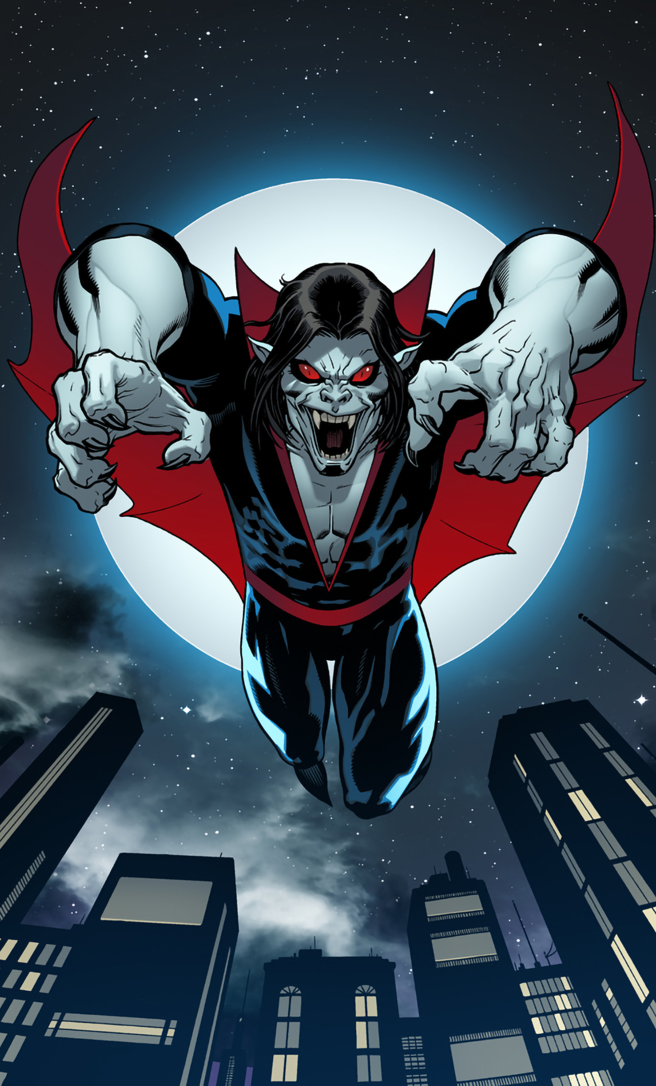 1280x2120 Morbius Art iPhone 6 plus Wallpaper, HD Superheroes 4K