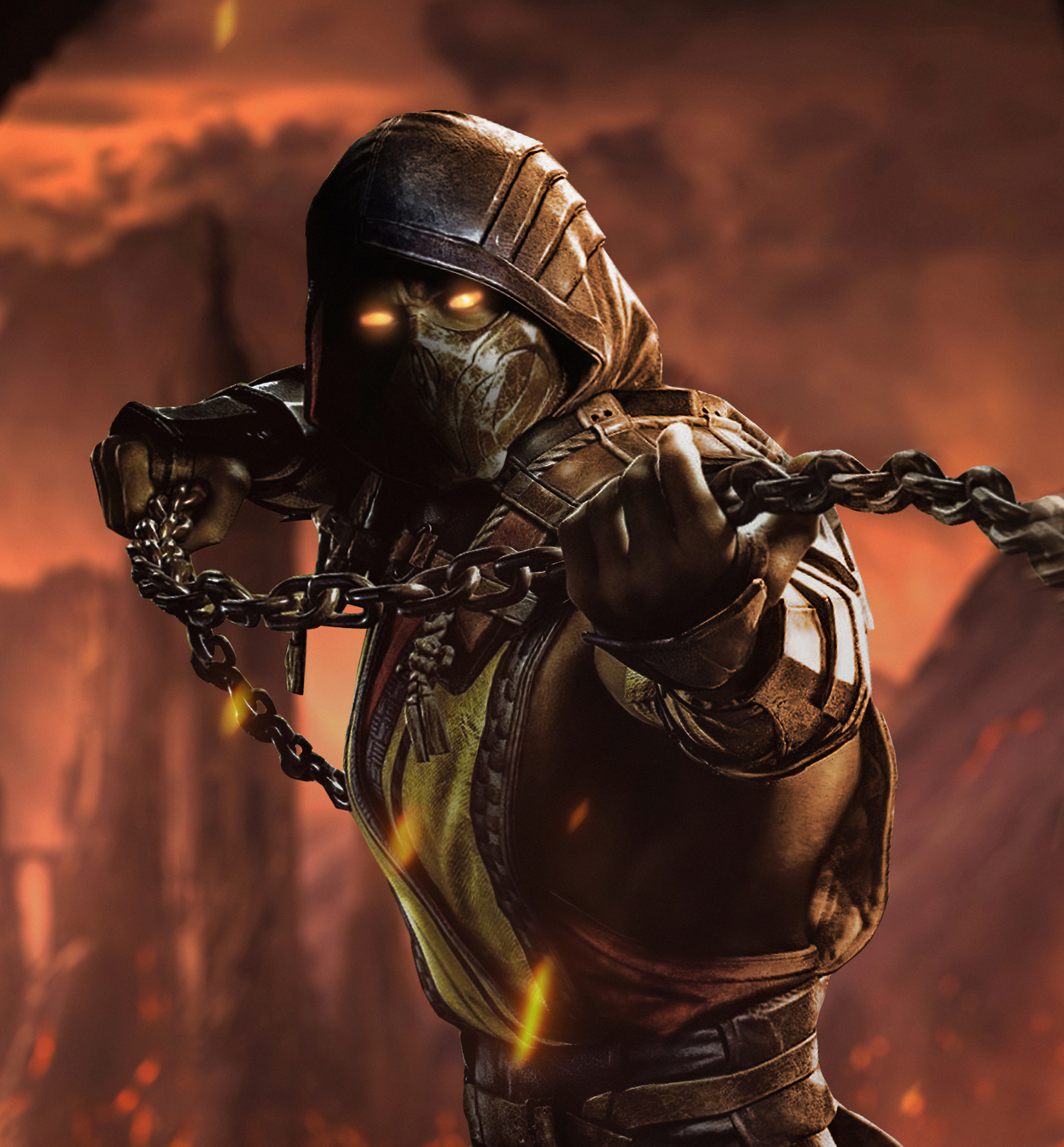 Mortal Kombat Scorpion Cool Art