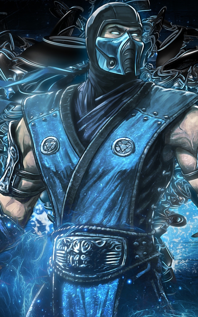 Mortal Kombat, Sub Zero, Art, HD 4K Wallpaper