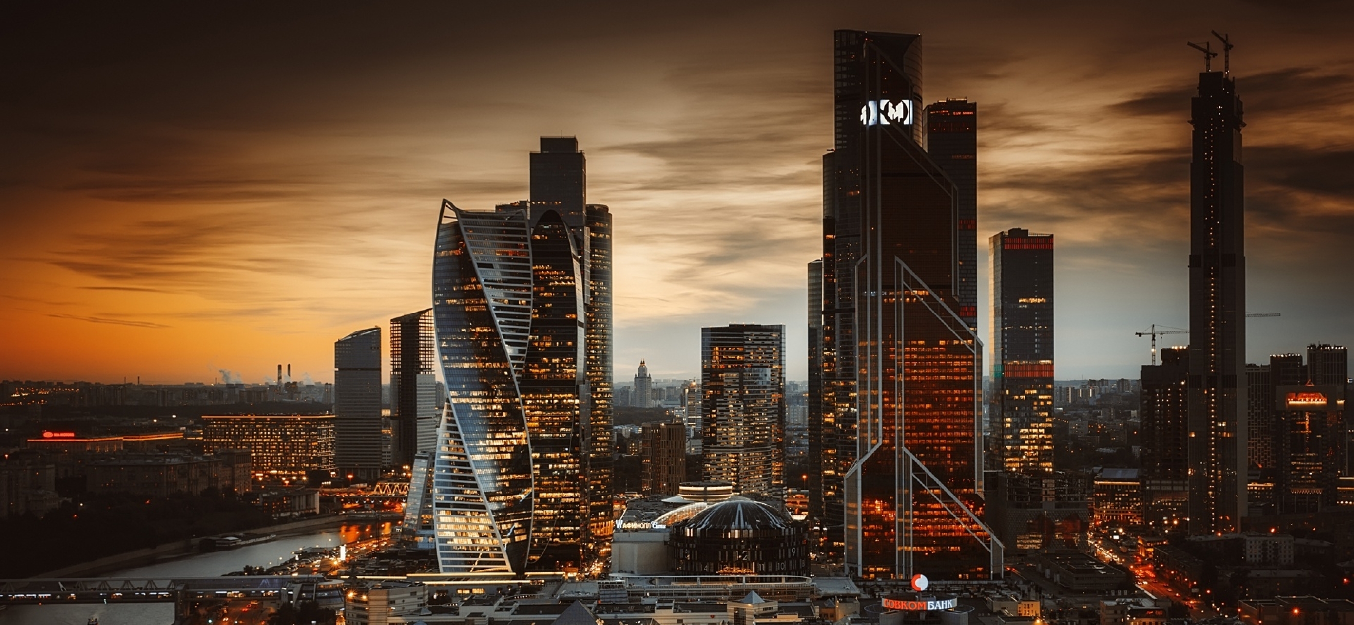 2778x1284 Moscow Russia Skyscrapers 2778x1284 Resolution Wallpaper, HD City  4K Wallpapers, Images, Photos and Background - Wallpapers Den