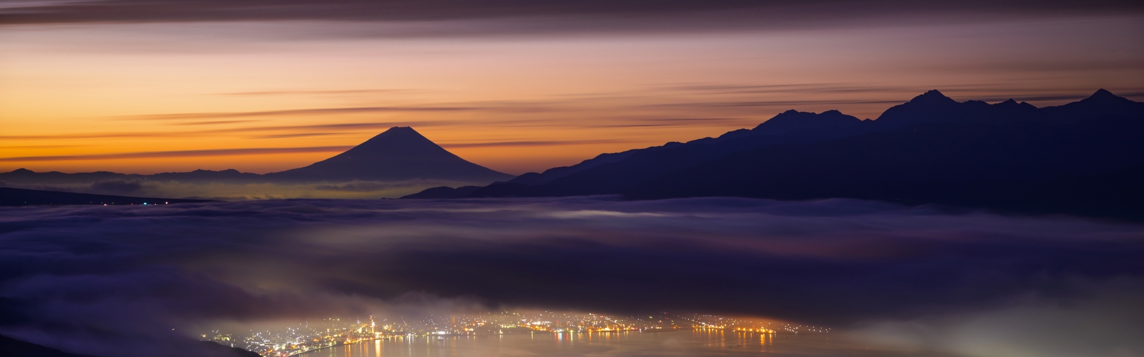 X Resolution Mount Fuji K Japan Photography Night X Resolution Wallpaper