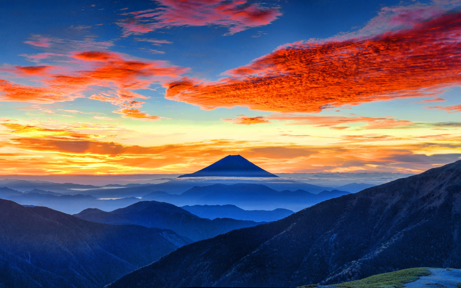 1920x1200 Mount Fuji 4K 1200P Wallpaper, HD Nature 4K Wallpapers