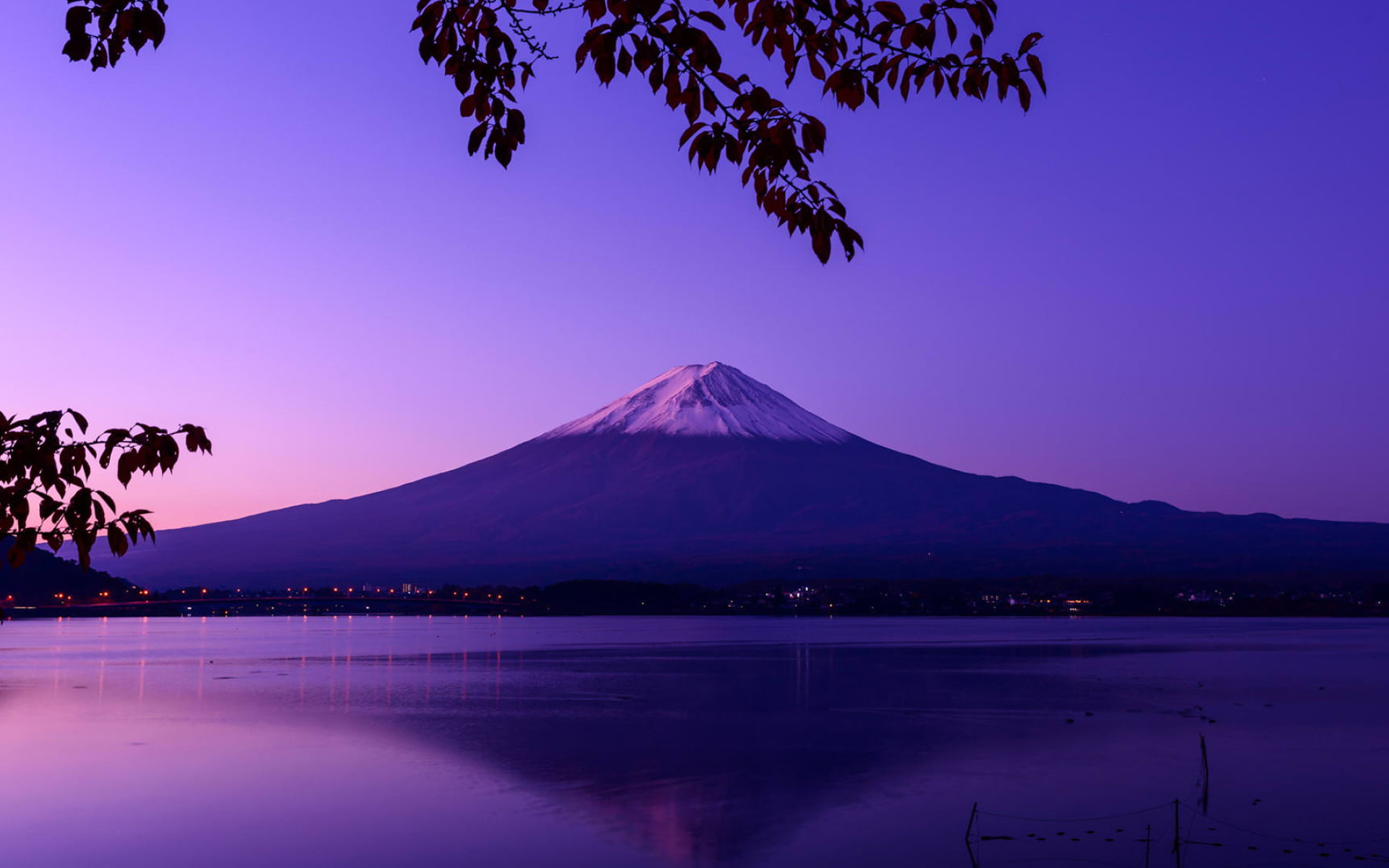 1920x1200 Mount Fuji Nightscape 1200P Wallpaper, HD Nature 4K