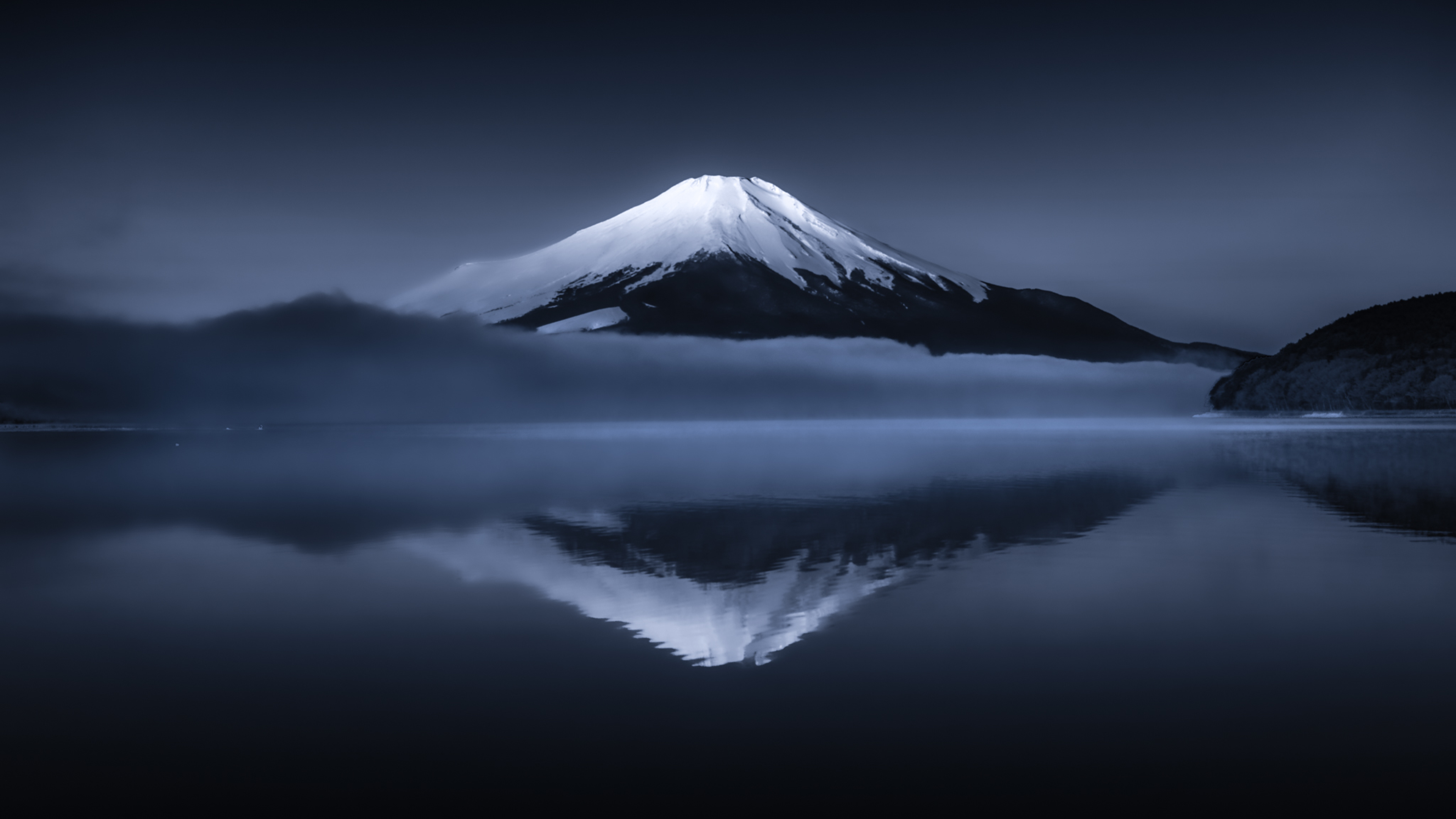 3840x2160 Mount Fuji Reflection 4K Wallpaper, HD Nature 4K Wallpapers