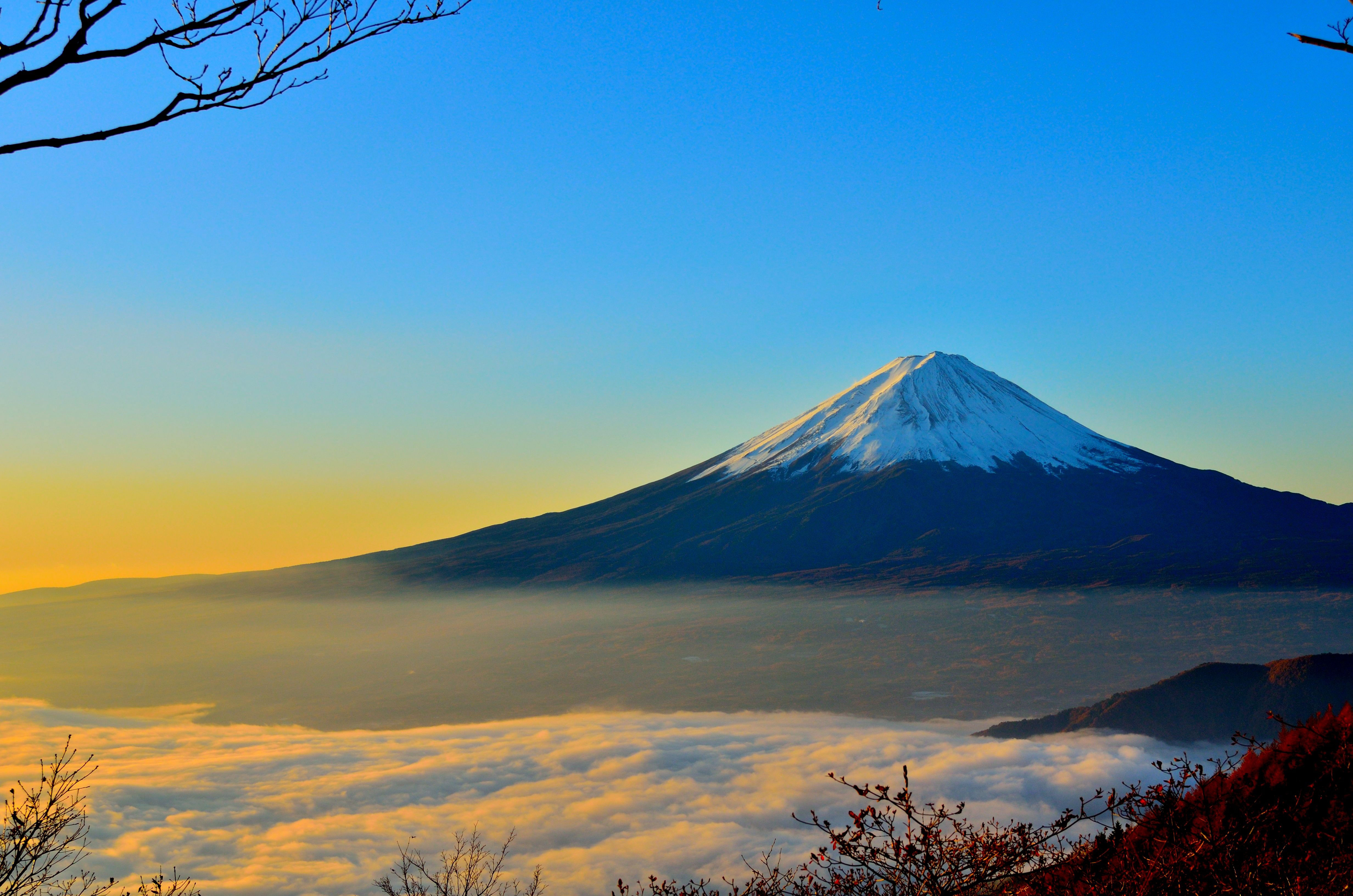 Mount Fuji Sunrise Wallpaper Hd Nature 4k Wallpapers Images And