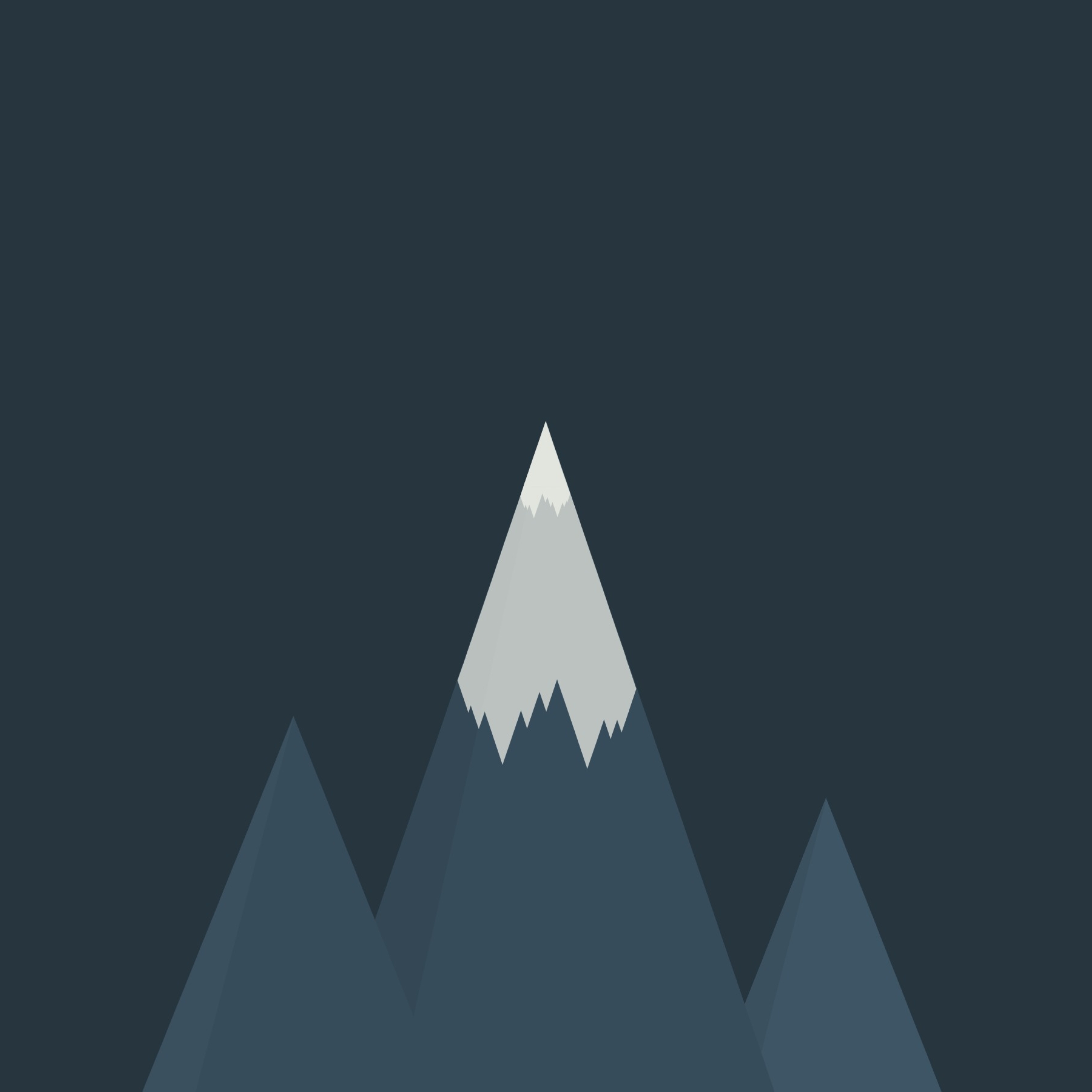 2932x2932 Mountain Peaks Minimal Ipad Pro Retina Display Wallpaper, HD ...