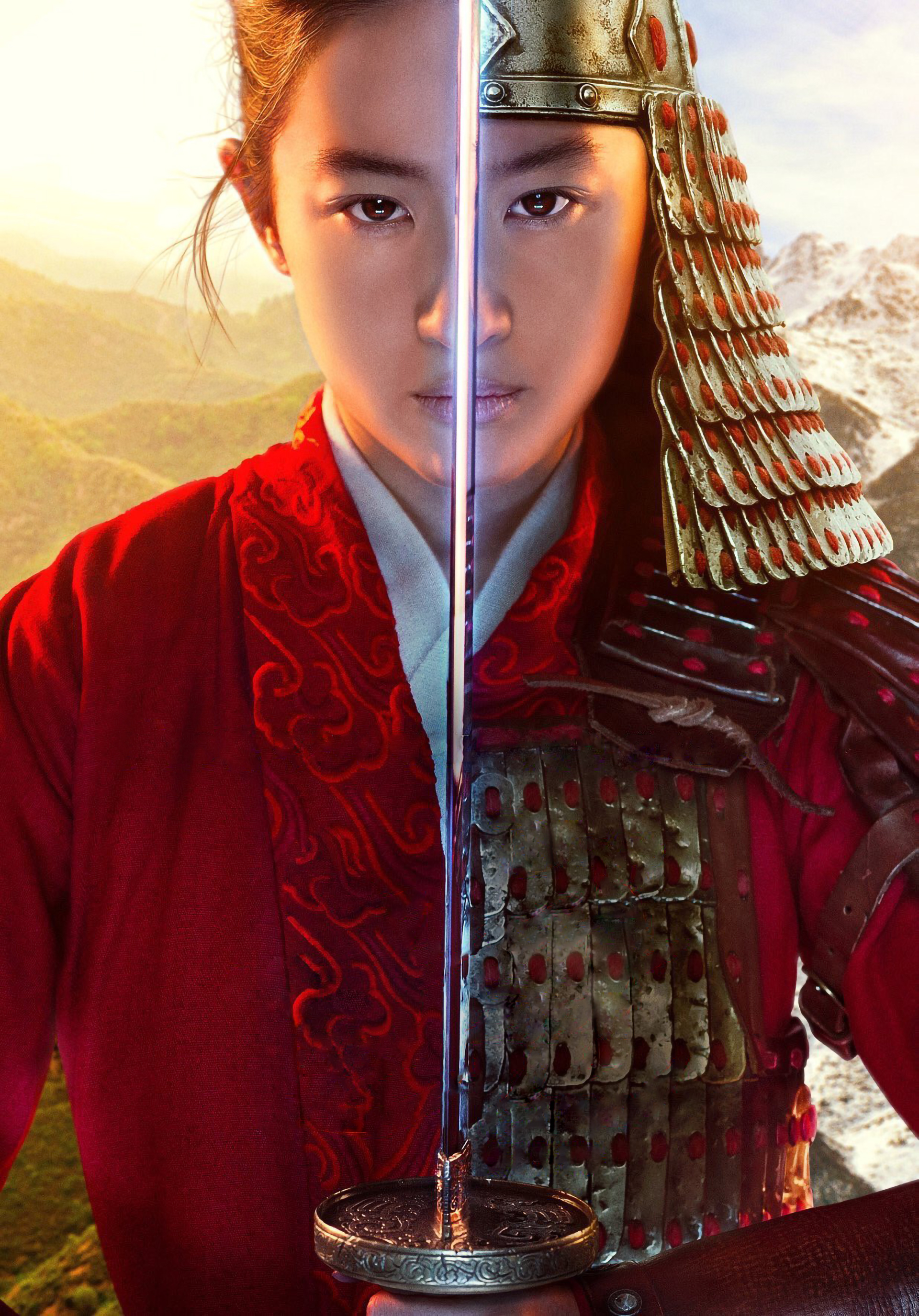 Mulan as Warrior Poster Wallpaper, HD Movies 4K Wallpapers, Images and ...