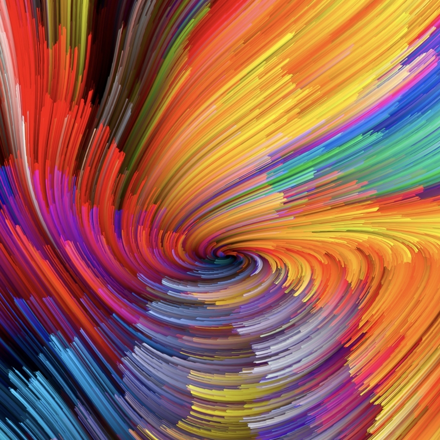 900x900 Multi Color Spiral 900x900 Resolution Wallpaper, HD Artist 4K ...