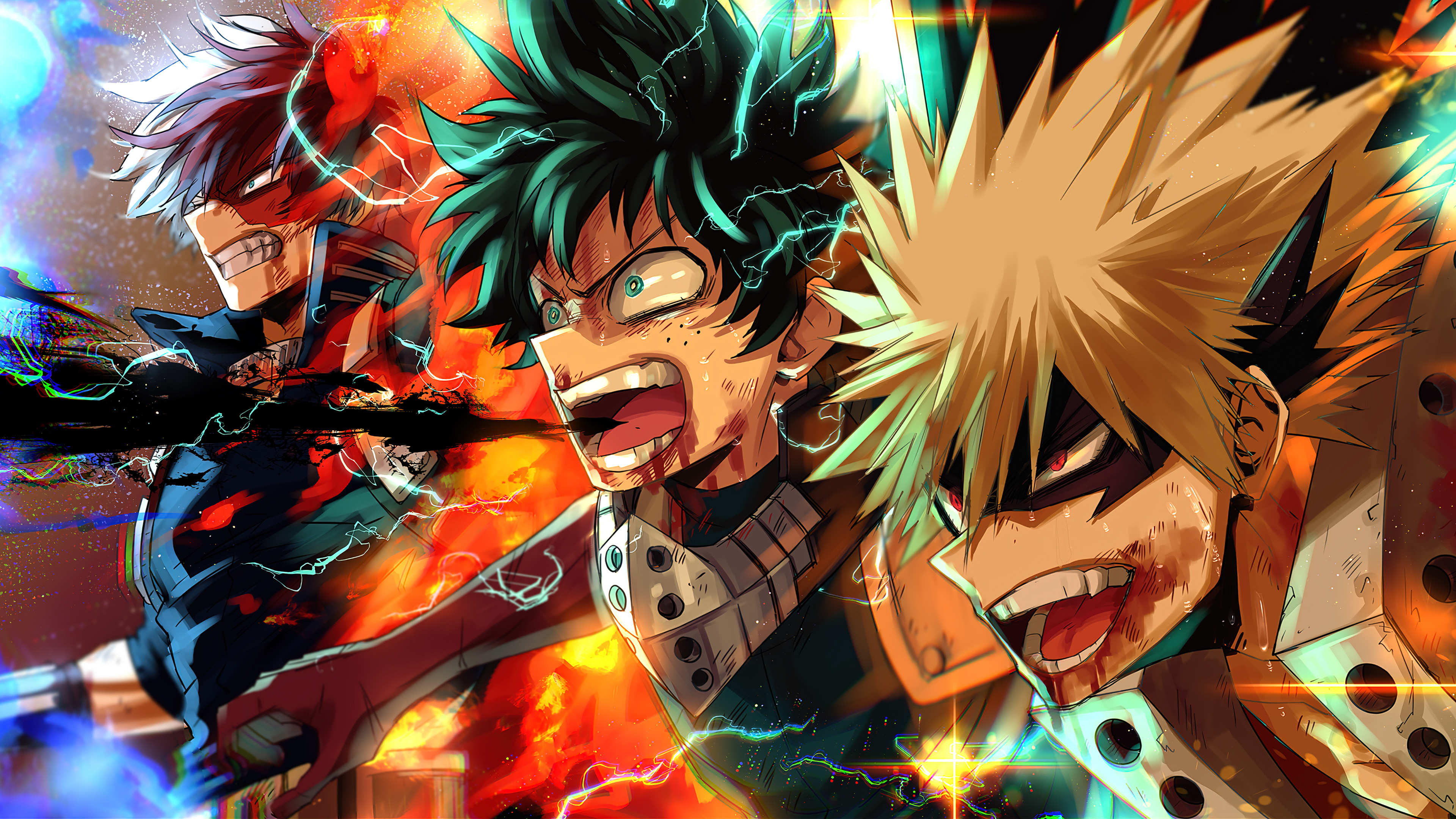 My Hero Academia 4k Cool Art Wallpaper, HD Anime 4K Wallpapers, Images,  Photos and Background - Wallpapers Den