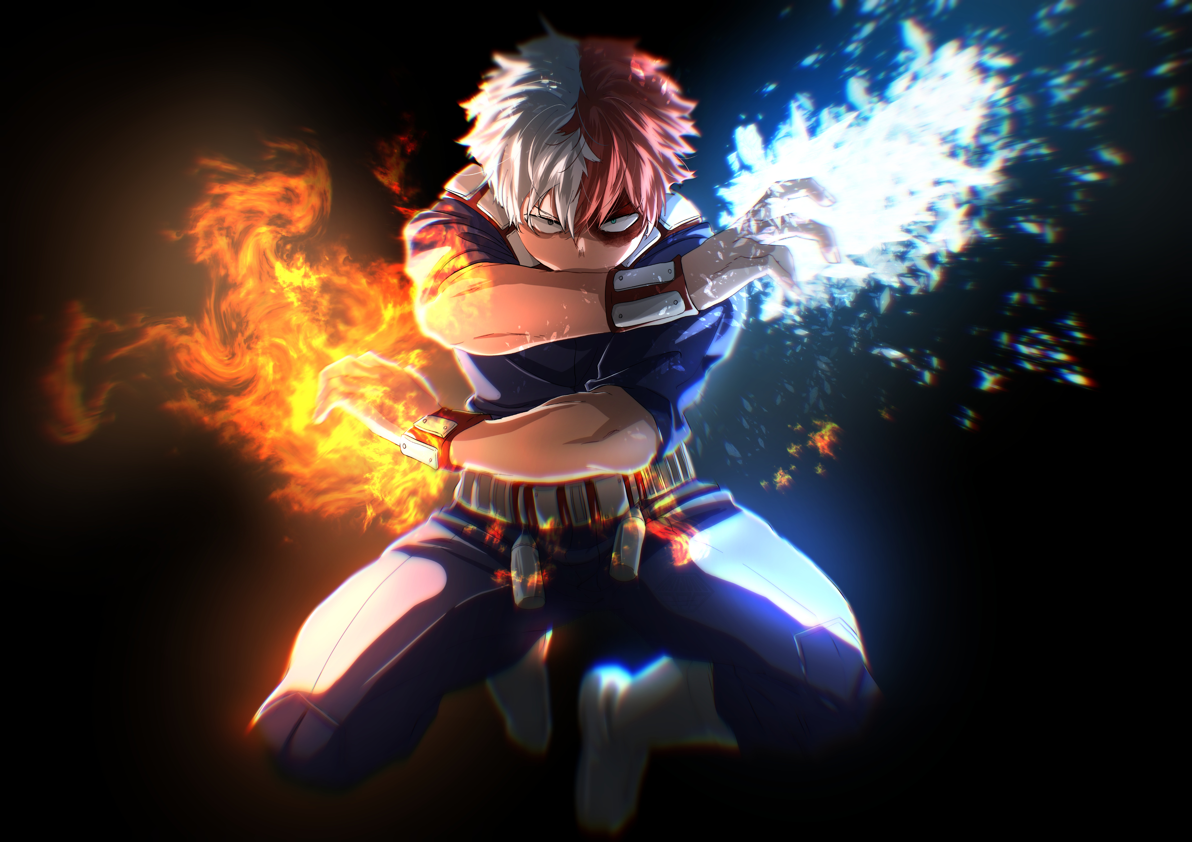 My Hero Academia 4k Cool Shoto Todoroki Wallpaper, HD Anime 4K Wallpapers,  Images, Photos and Background - Wallpapers Den