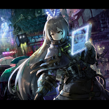 360x360 Nanashi Mumei Cyberpunk Virtual Youtuber 360x360 Resolution  Wallpaper, HD Anime 4K Wallpapers, Images, Photos and Background -  Wallpapers Den